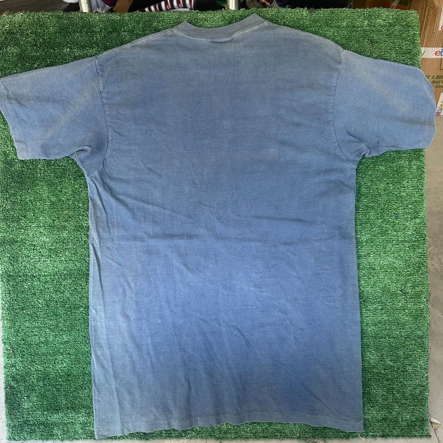 Pepsi Vintage 90s Pepsi Embroidered T-Shirt Single Stitch Sun Fade Size US XL / EU 56 / 4 - 6 Thumbnail