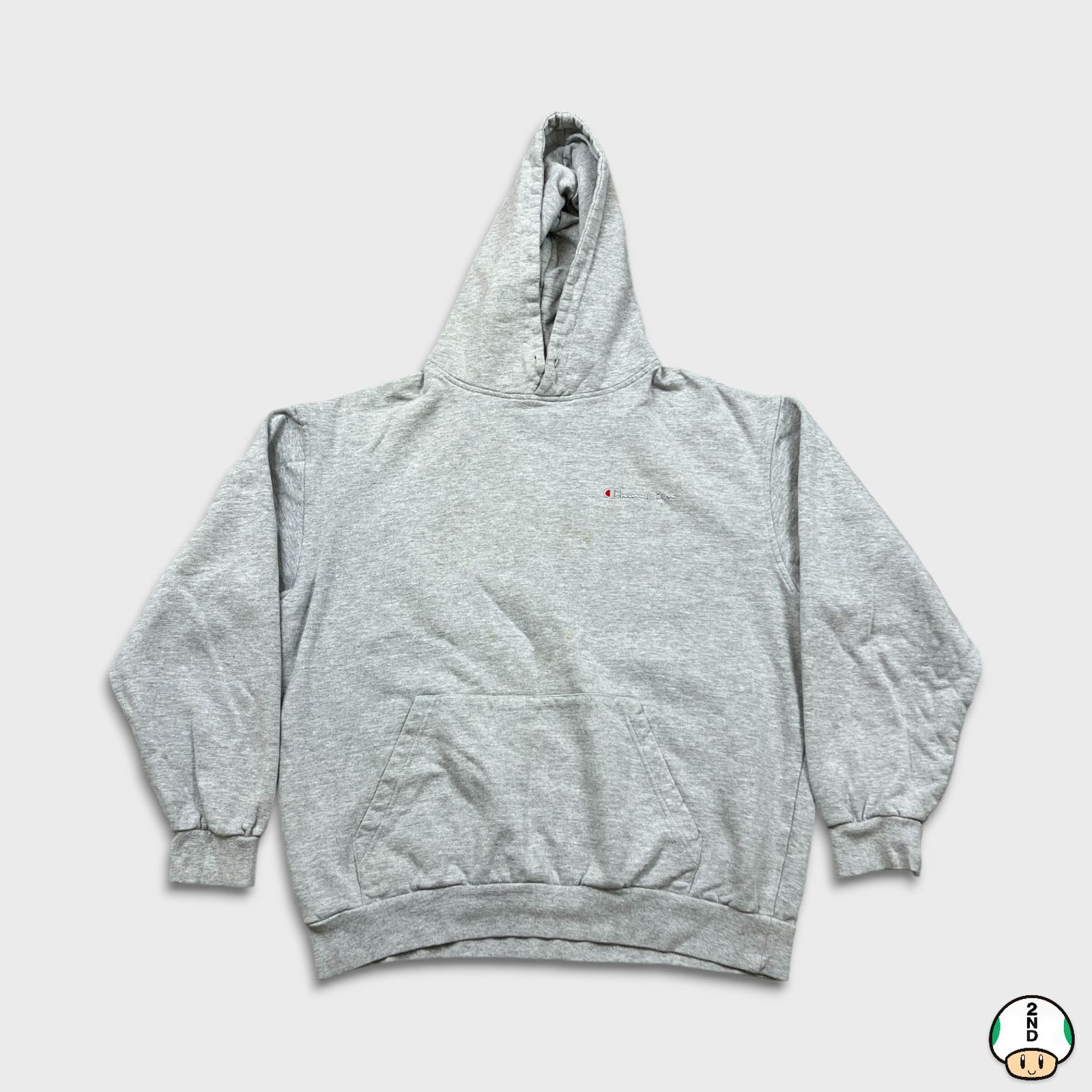Champion × Vintage Vintage Champion Hoodie Large Apparel 90s Hooded Sweatshirt Size US L / EU 52-54 / 3 - 1 Thumbnail