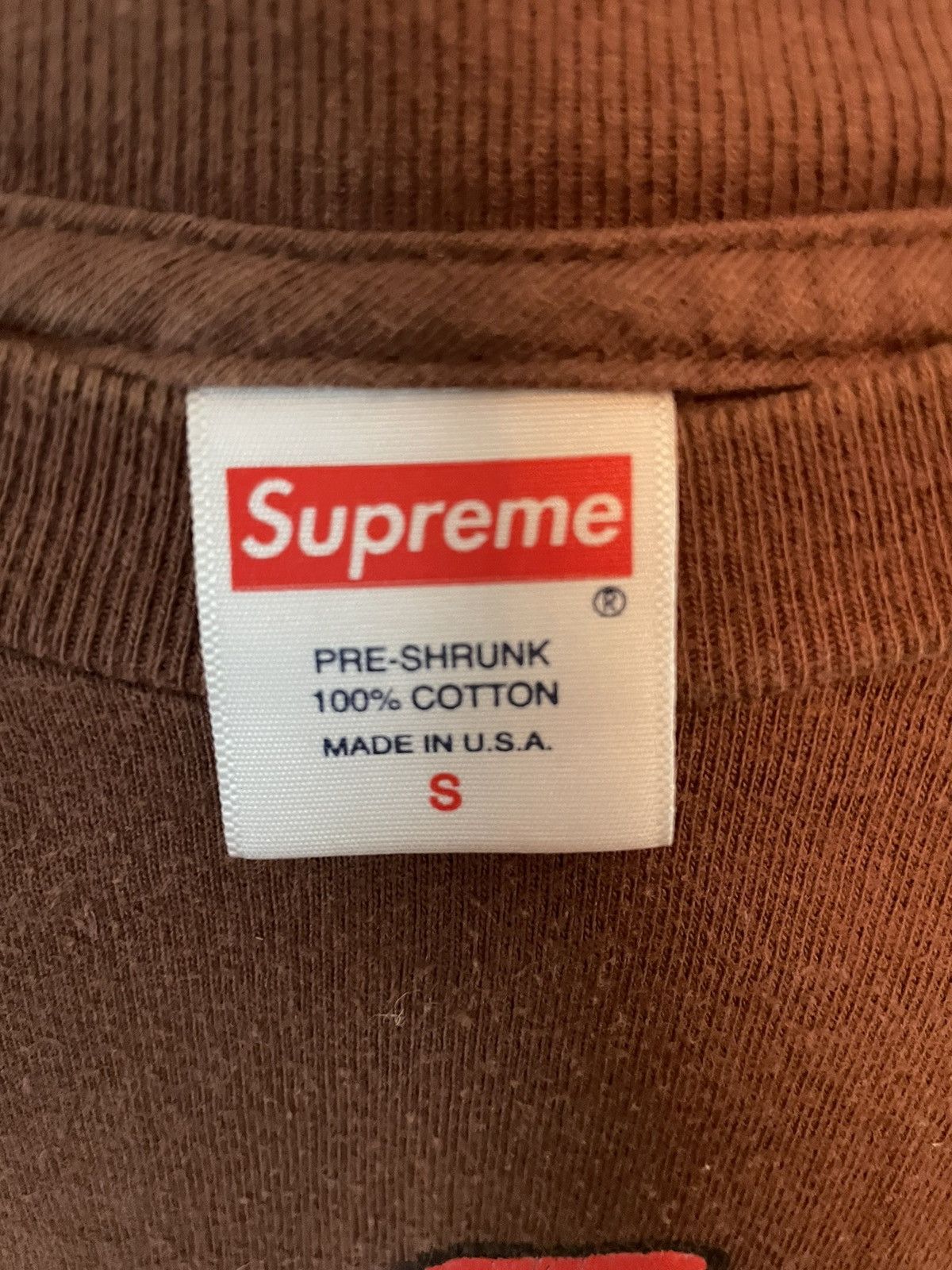 Supreme Supreme Brown Anarchy Tee Size US S / EU 44-46 / 1 - 5 Thumbnail