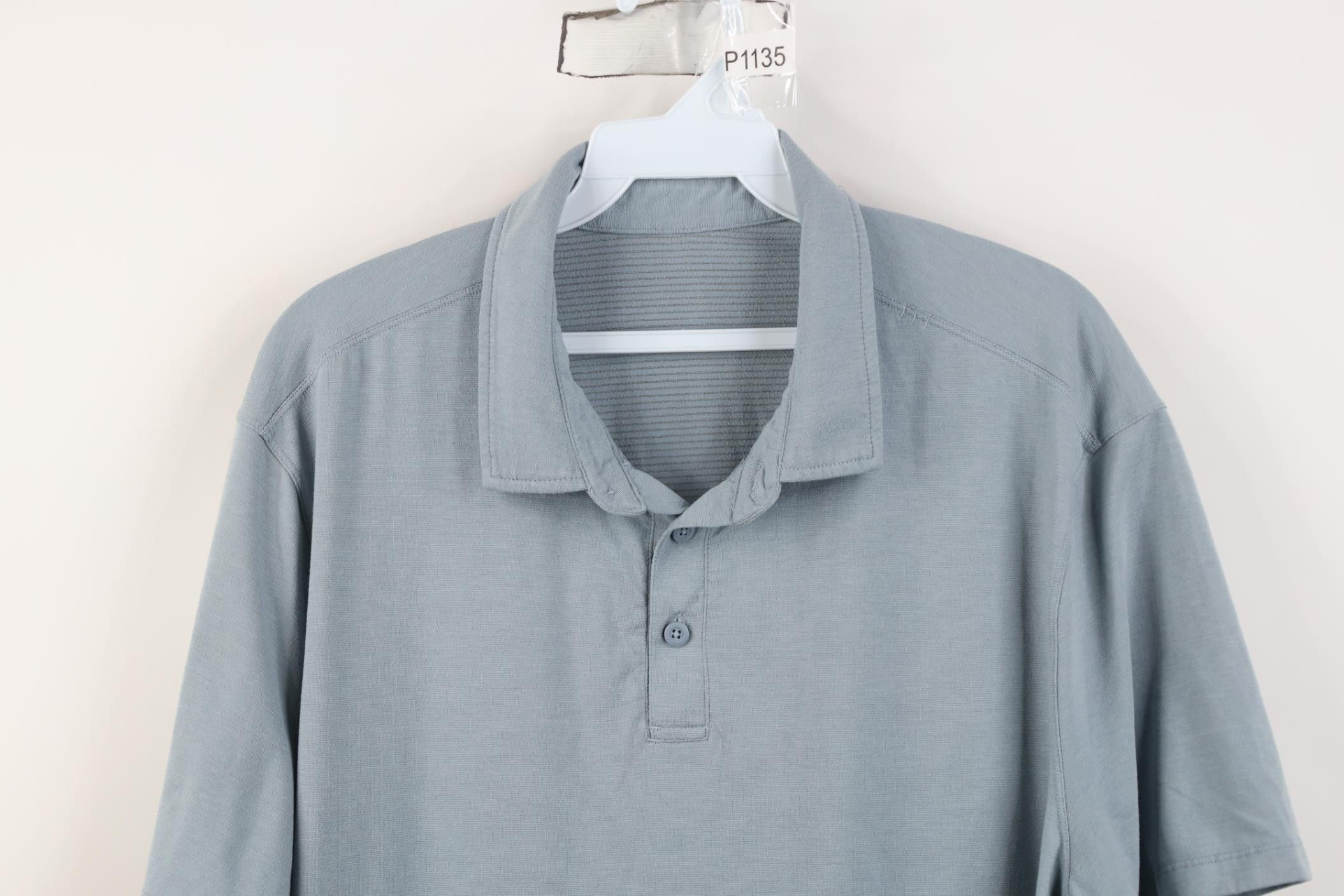 Lululemon Lululemon Evolution Short Sleeve Collared Golf Polo Shirt Size US L / EU 52-54 / 3 - 2 Thumbnail