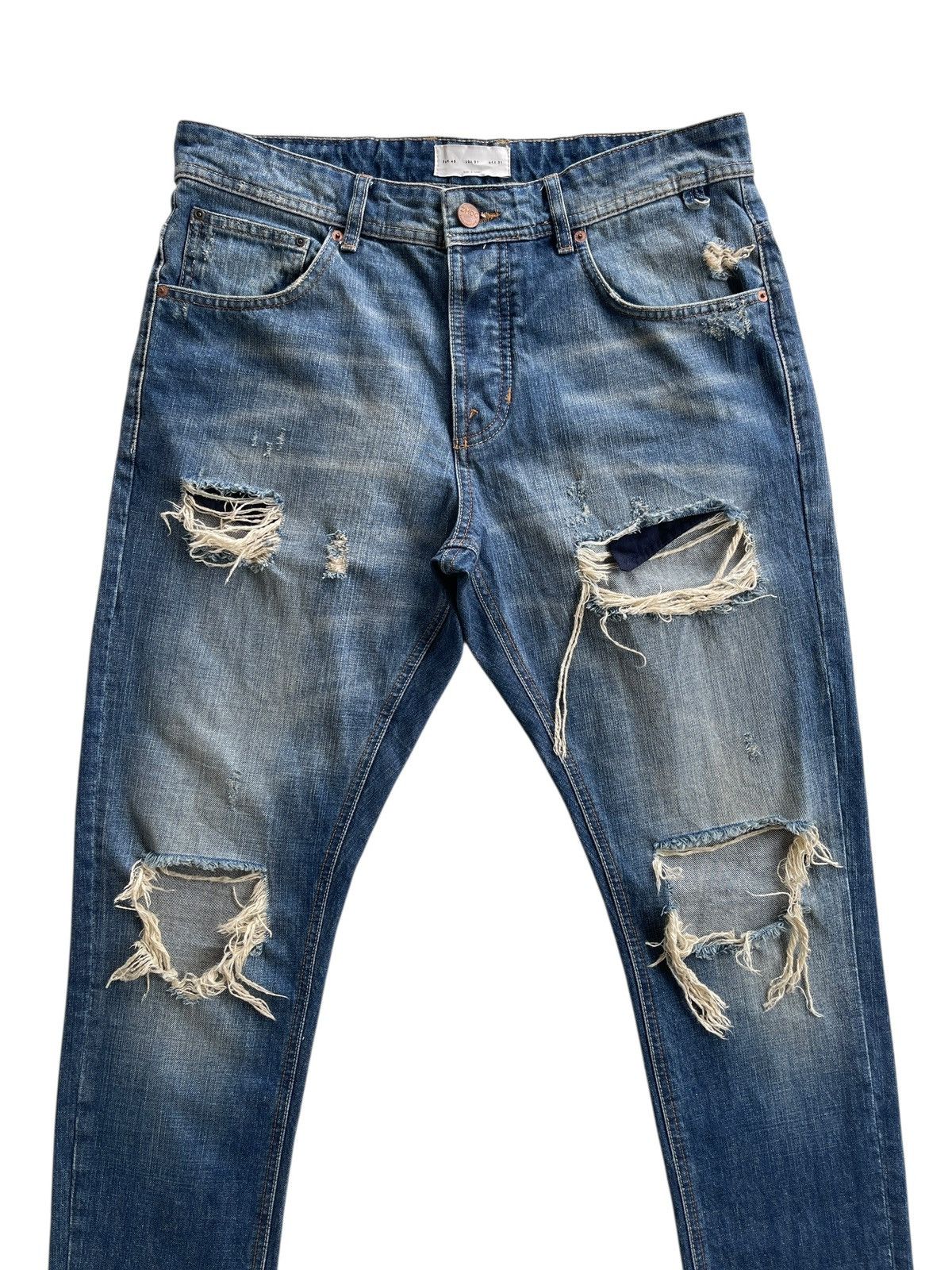 Zara Zara Man Distressed Jeans Size US 32 / EU 48 - 2 Thumbnail