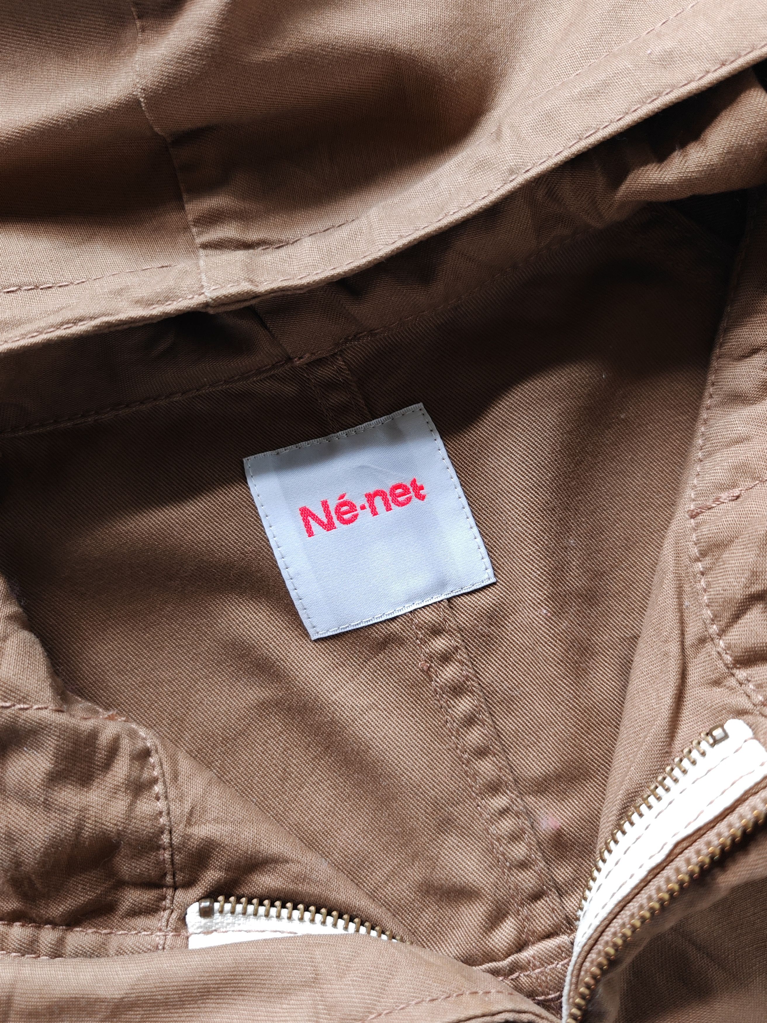 Ne-Net Né-net Hooded Cotton Anorak Parka — Size 2 Size M / US 6-8 / IT 42-44 - 3 Thumbnail