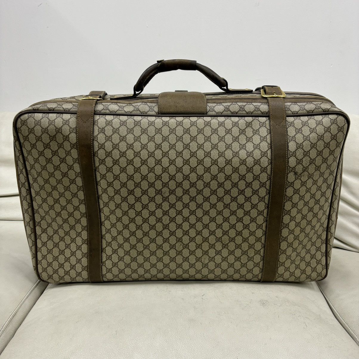 Gucci Gucci (vintage) canvas suitcase Size ONE SIZE - 1 Thumbnail