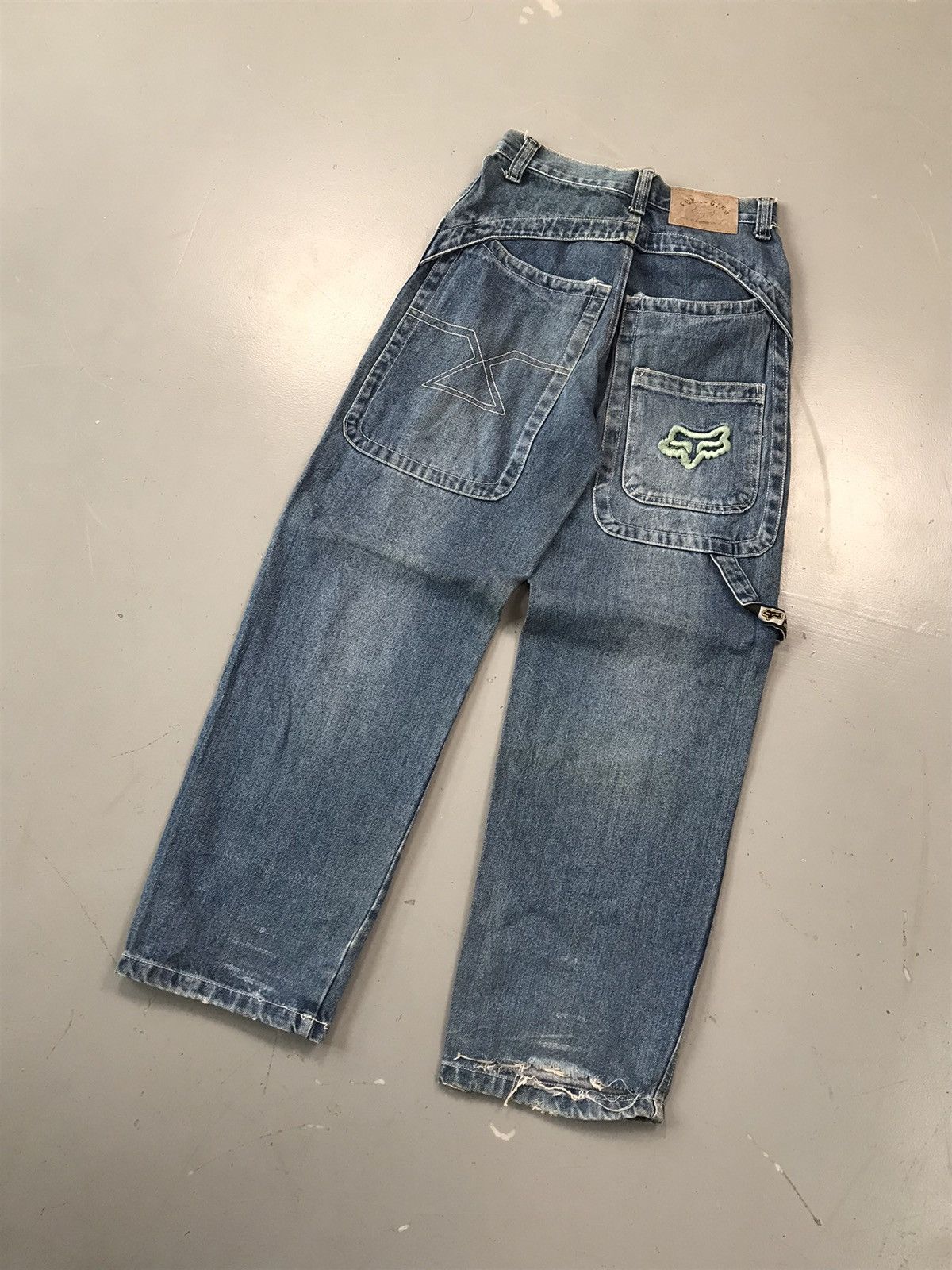 Fox Racing × Vintage Rare vintage fox racing embroidered denim Size US 28 / EU 44 - 5 Thumbnail