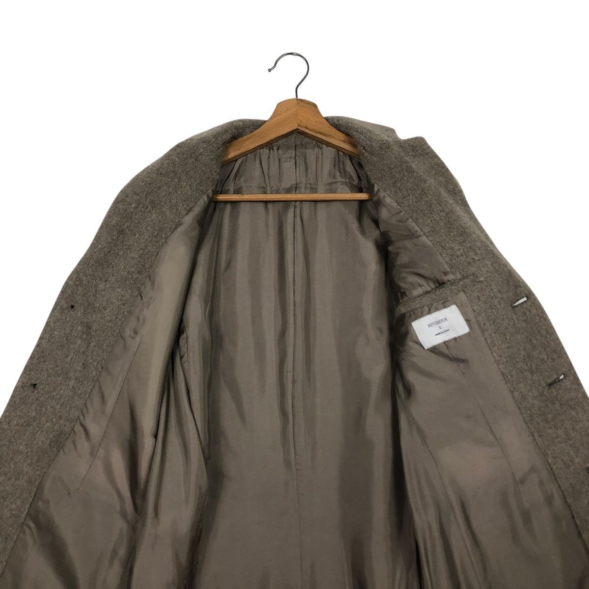 Japanese Brand 🔥RICH BROWN WOOL JACKET BUTTON STUDIOS JAPAN ISSEY MIYAKE Size US S / EU 44-46 / 1 - 17 Thumbnail