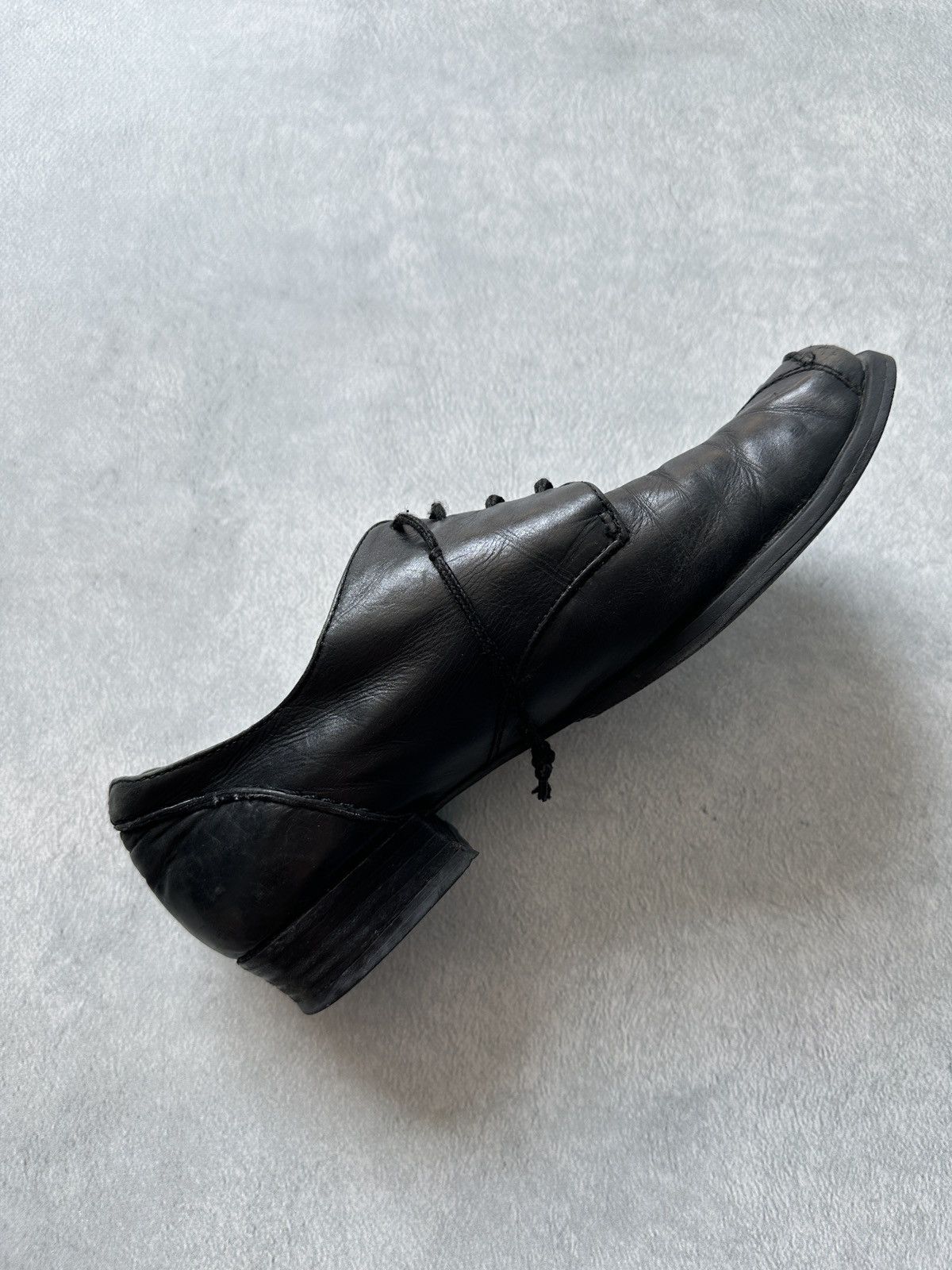 Japanese Brand Avant Garde Japanese Style Leather Shoes Asymmetrical Heels Size US 7.5 / EU 40-41 - 10 Thumbnail