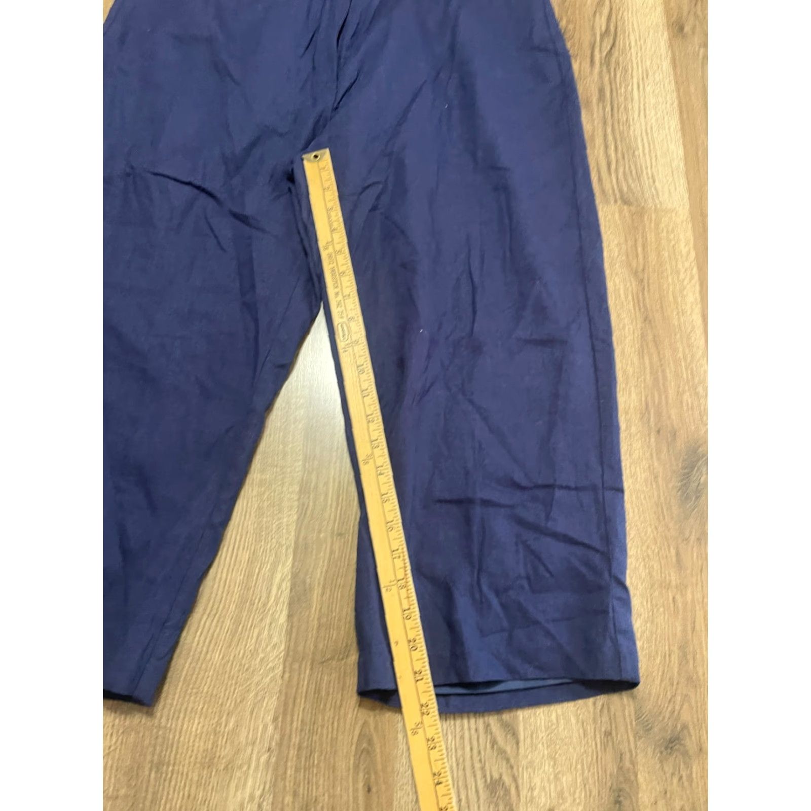 Vintage Jessica London Pants Women's Plus Size 16W Blue Capri Size 38" / US 16 / IT 52 - 5 Thumbnail