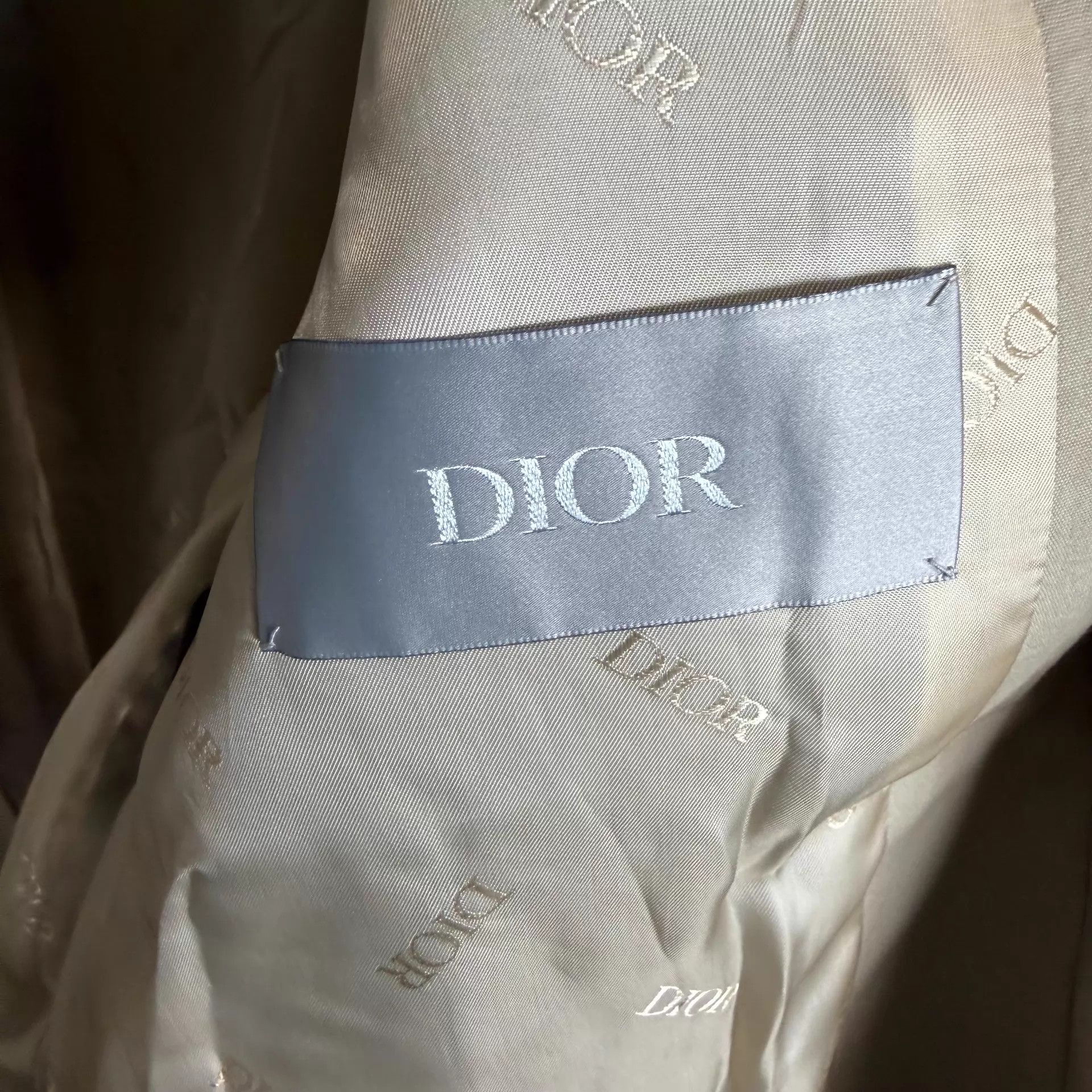 Dior DIOR FW22 Beige Multi-Pocket Stand Collar Men's Jkt Size US L / EU 52-54 / 3 - 8 Thumbnail