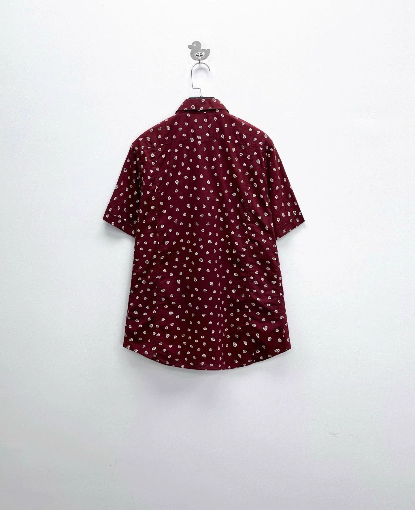 gucci logo short sleeve button-up shirt