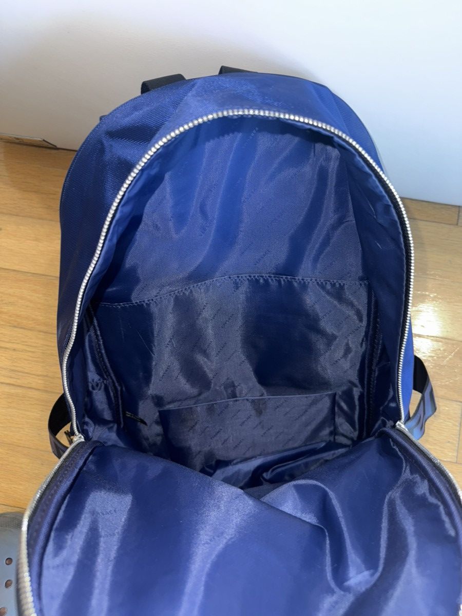 Versace Versace Canvas Backpack Navy Blue Size ONE SIZE - 7 Thumbnail