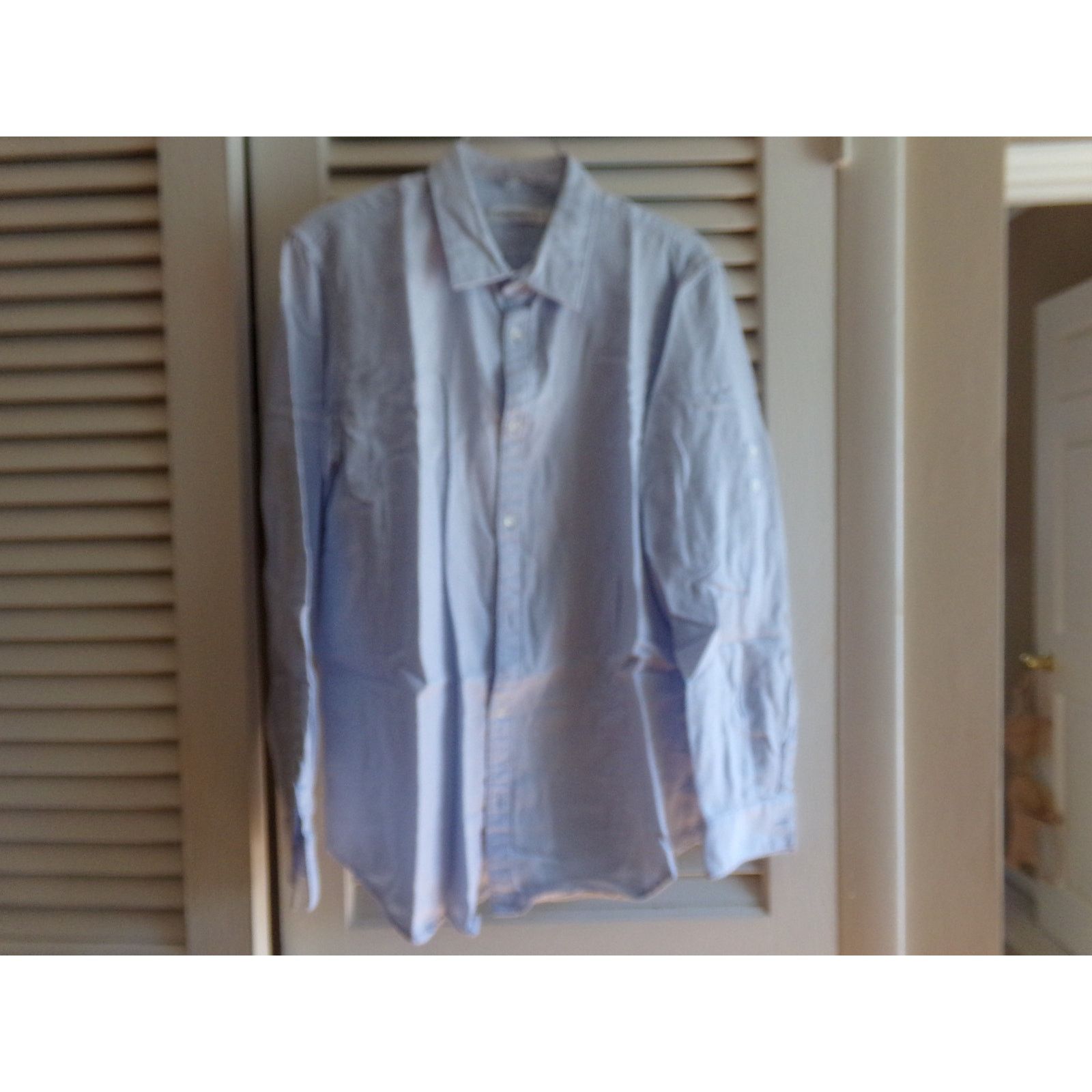 Calvin Klein Calvin Klein light blue 100% cotton l/s shirt M EUC Size US M / EU 48-50 / 2 - 1 Thumbnail