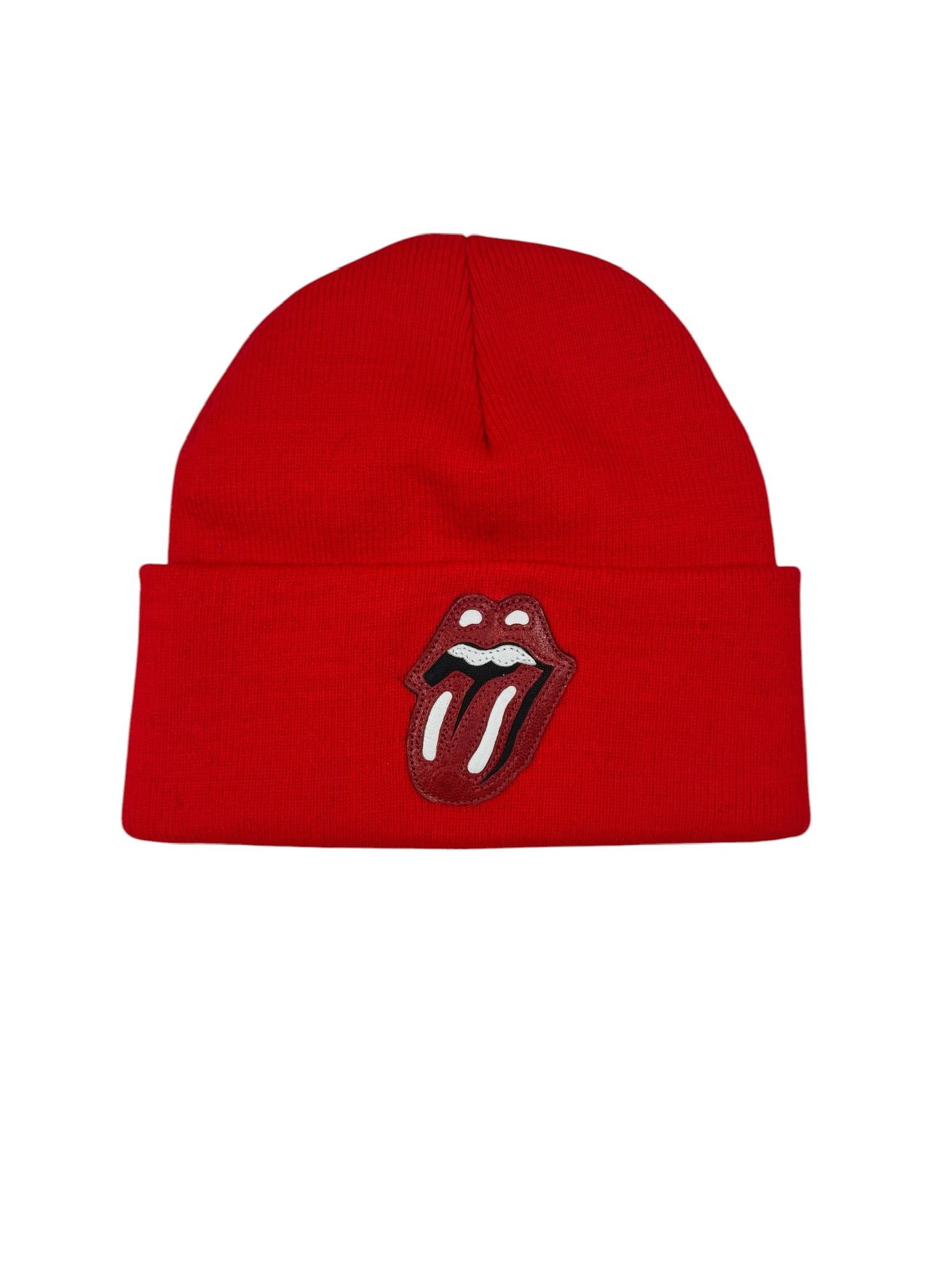 Chrome Hearts Chrome Hearts x The Rolling Stones Red Beanie Size ONE SIZE - 1 Thumbnail