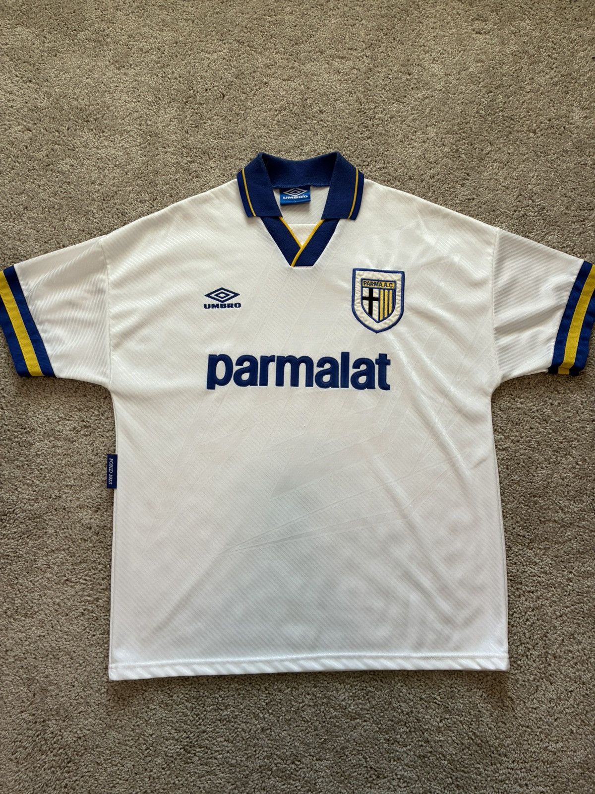 Umbro 1991/1992 Parma Away Kit Size US L / EU 52-54 / 3 - 1 Thumbnail