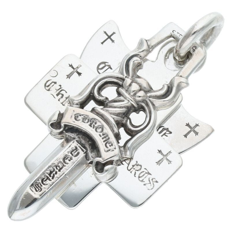 Chrome Hearts Chrome Hearts Three Linkets Pendant Necklace Size ONE SIZE - 1 Thumbnail
