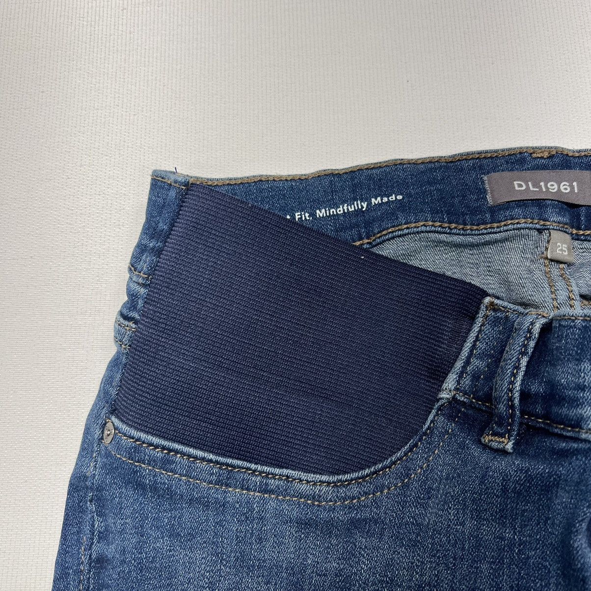DL1961 DL1961 Jeans Emma Maternity Instasculpt Skinny Distressed Size 25" / US 0 / IT 36 - 6 Thumbnail