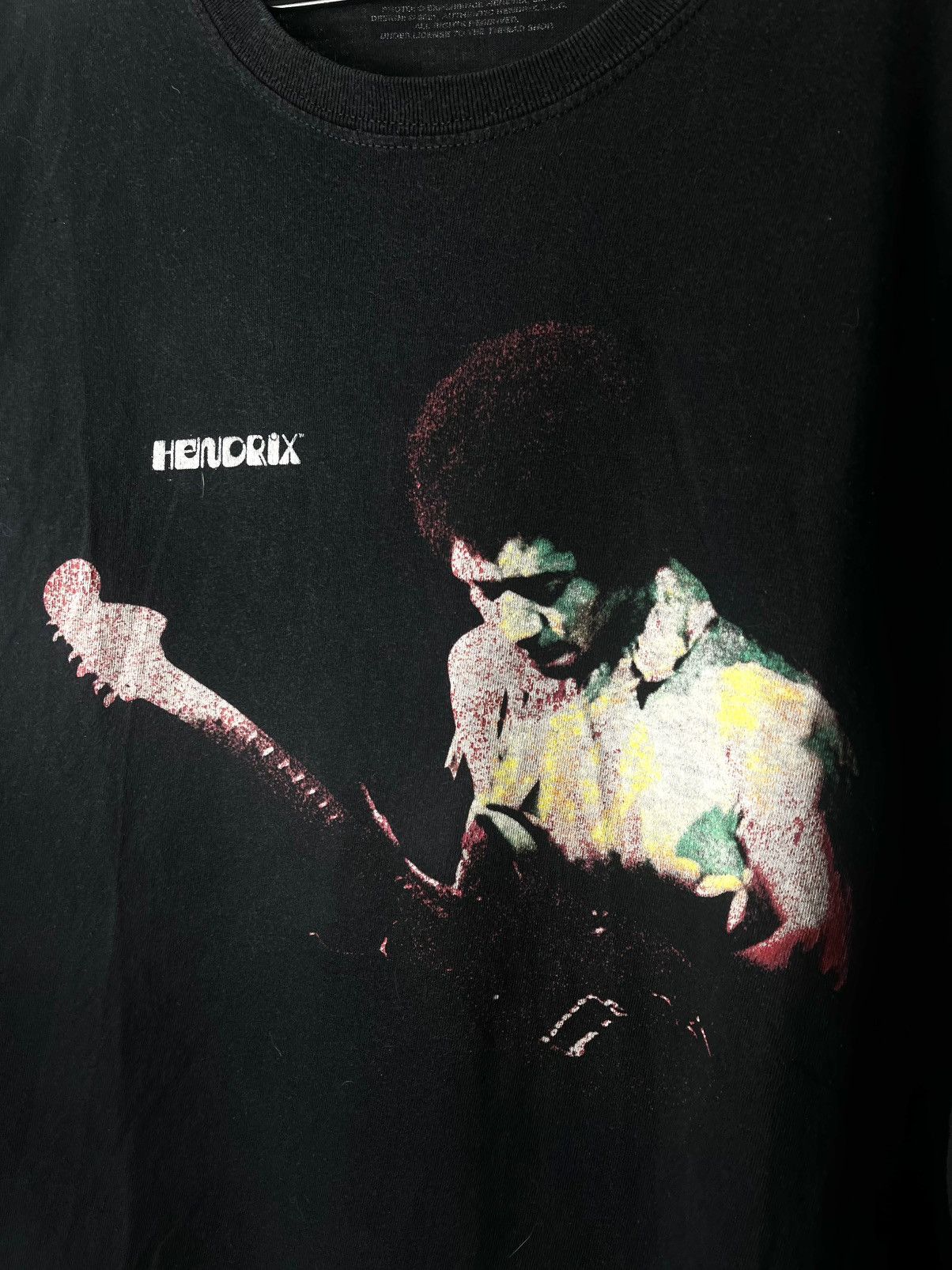 Jimi Hendrix Vintage Jimi Hendrix Guitar Player Band T Shirt Size US XXL / EU 58 / 5 - 3 Thumbnail