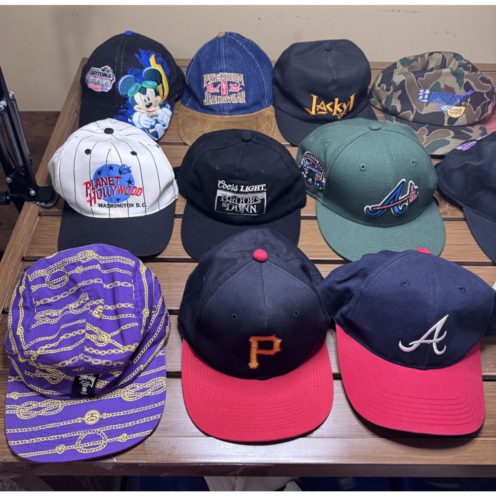 Other HUGE LOT of 18 VINTAGE Y2k SNAPBACK HATS Reseller Bundle Size ONE SIZE - 3 Thumbnail