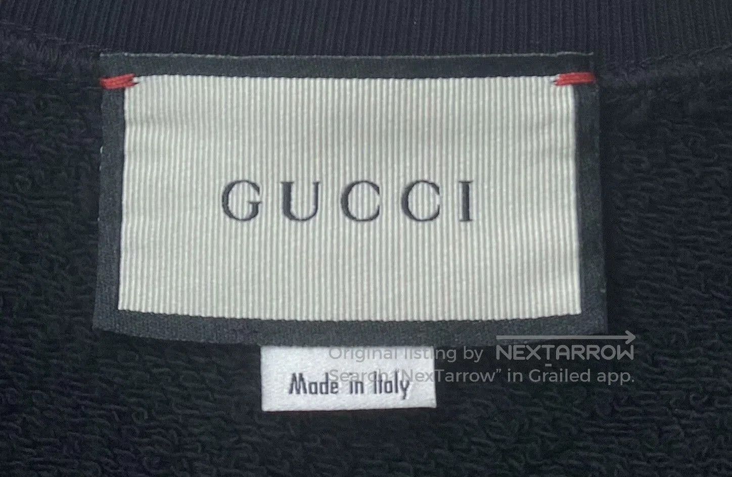 Gucci Gucci Black Cat Graphic Logo Sweatshirt. Size M / US 6-8 / IT 42-44 - 3 Thumbnail