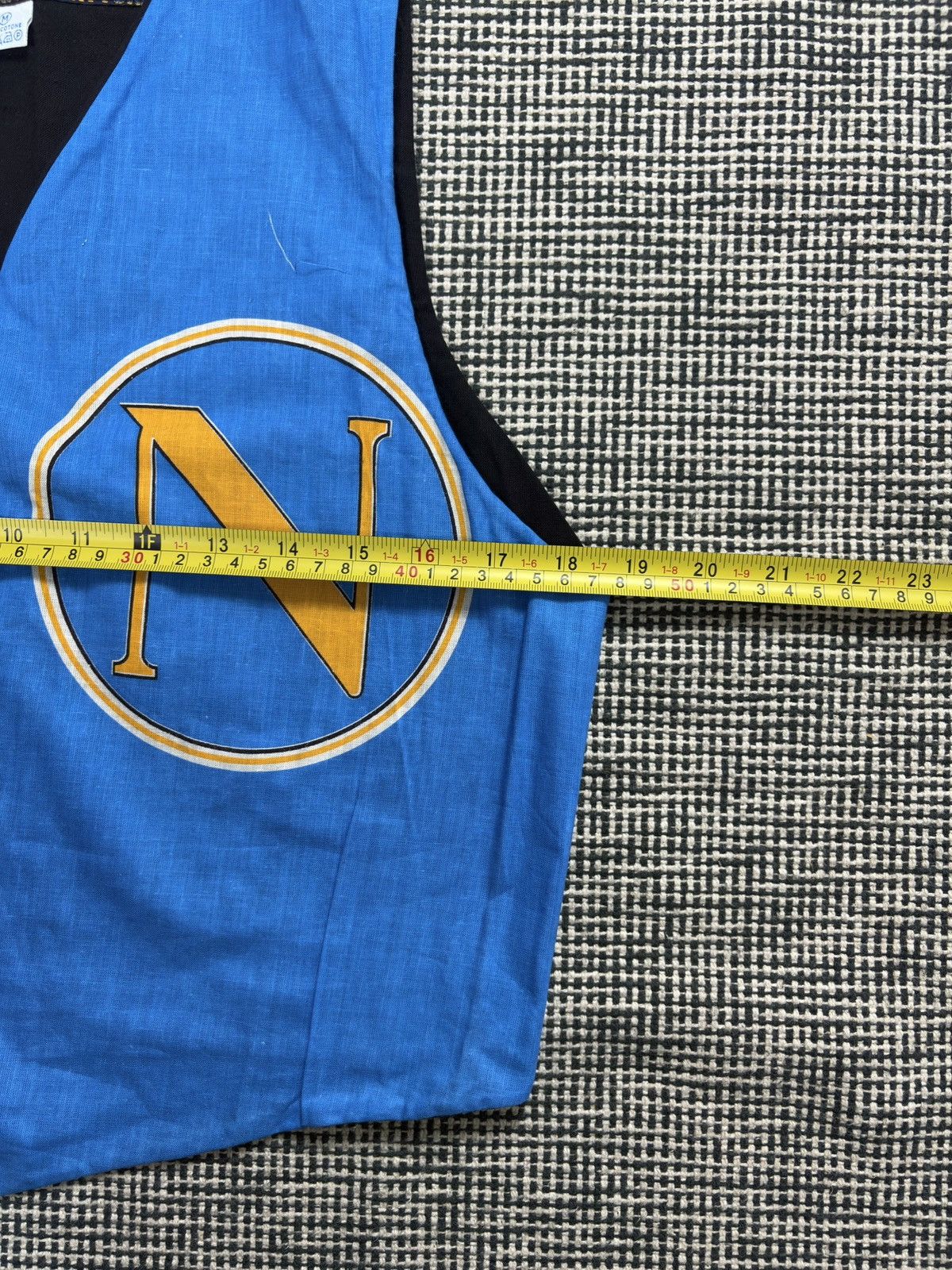 Vintage Turbogadget Napoli Soccer Fan Vest Jacket 90s vintage Size US M / EU 48-50 / 2 - 6 Thumbnail