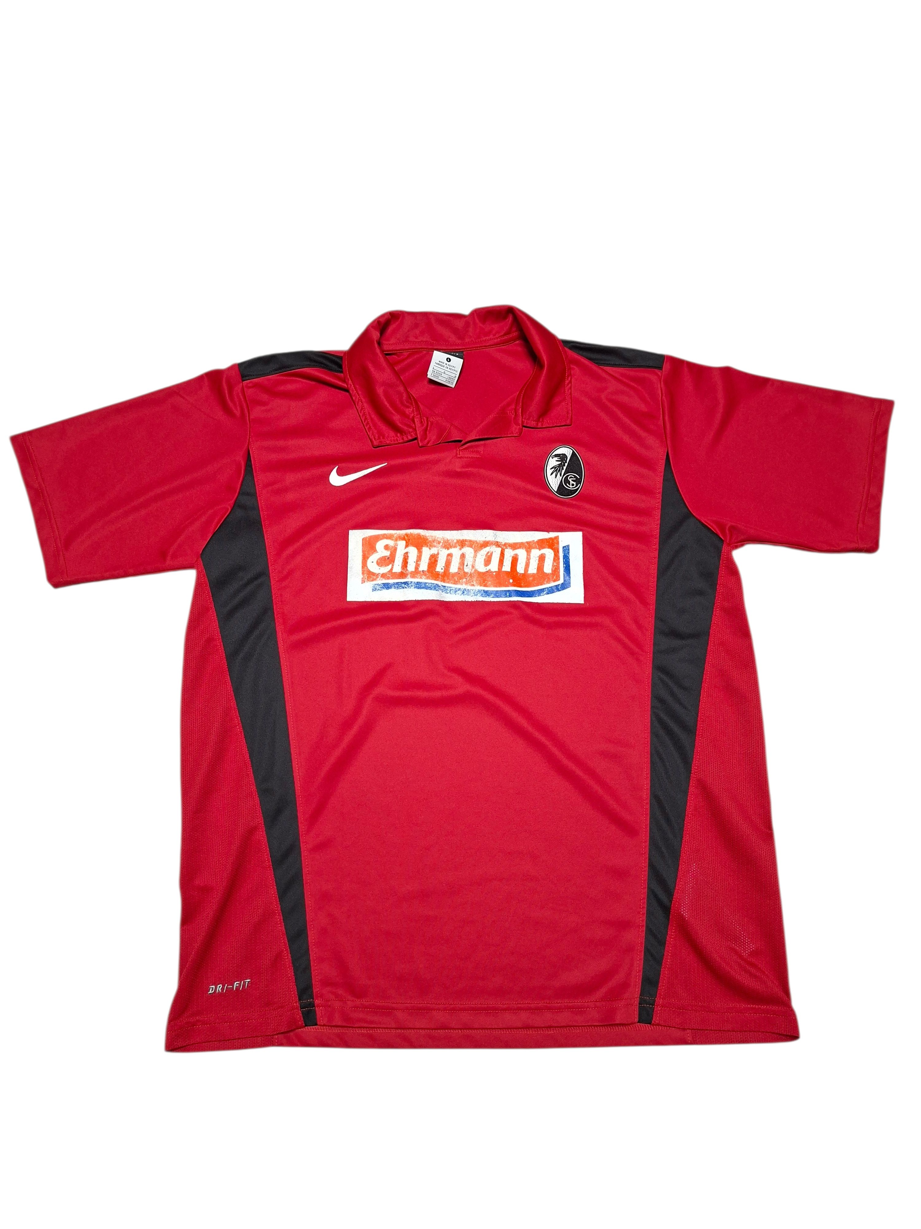 Nike SC FREIBURG NIKE VINTAGE 2010/2011 SOCCER JERSEY Size US L / EU 52-54 / 3 - 1 Thumbnail