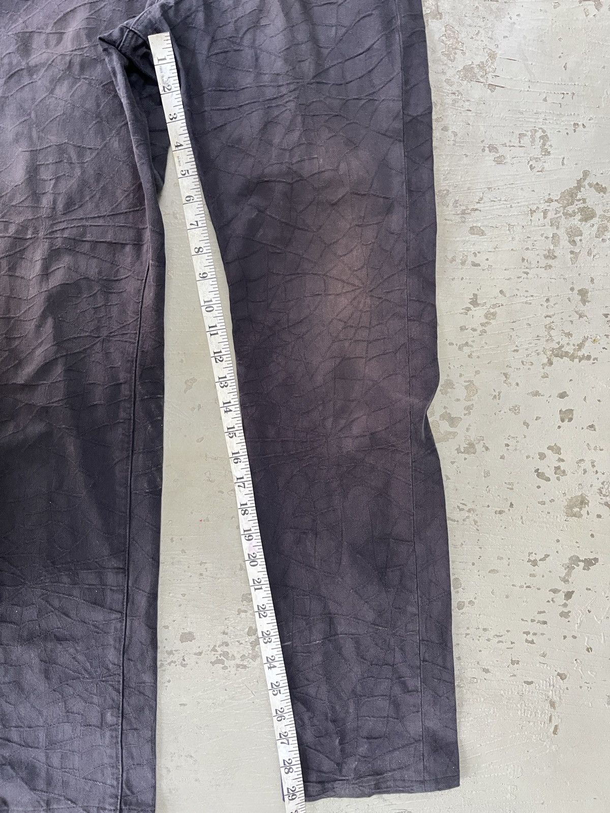 Lanvin Lanvin Faded Black Denim SpiderWeb Embroidered Detailing Size US 34 / EU 50 - 5 Thumbnail