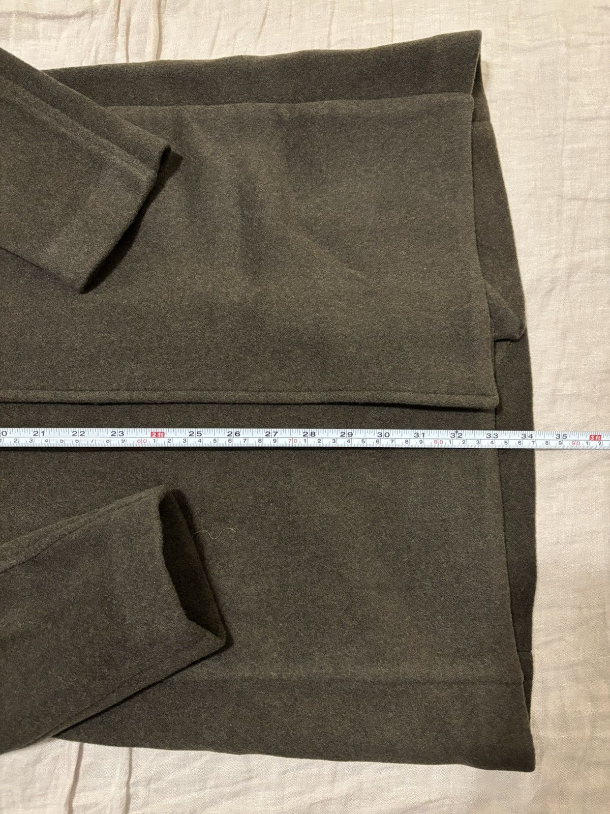 Billy Reid $898 NWT Billy Reid Coat XS Olive Green Boiled Wool Jordan Size US XS / EU 42 / 0 - 8 Thumbnail