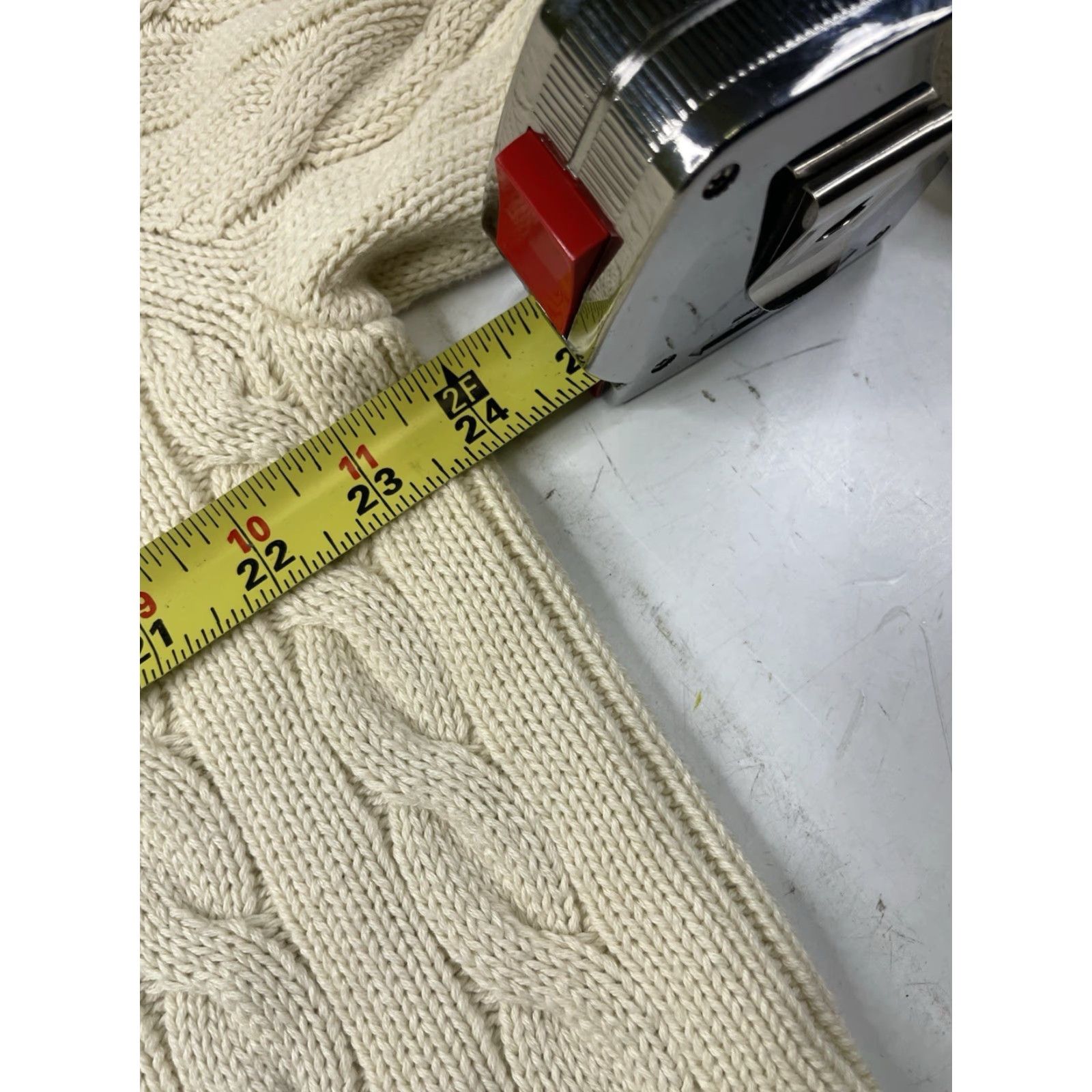 J.Crew VINTAGE J.CREW Cotton Cable Knit Crewneck Sweater Ivory Men’s XL BB696 Fisherman Shirt Pullover Long Sleeve Knit Style Classic Solid Pattern Size US XL / EU 56 / 4 - 6 Thumbnail