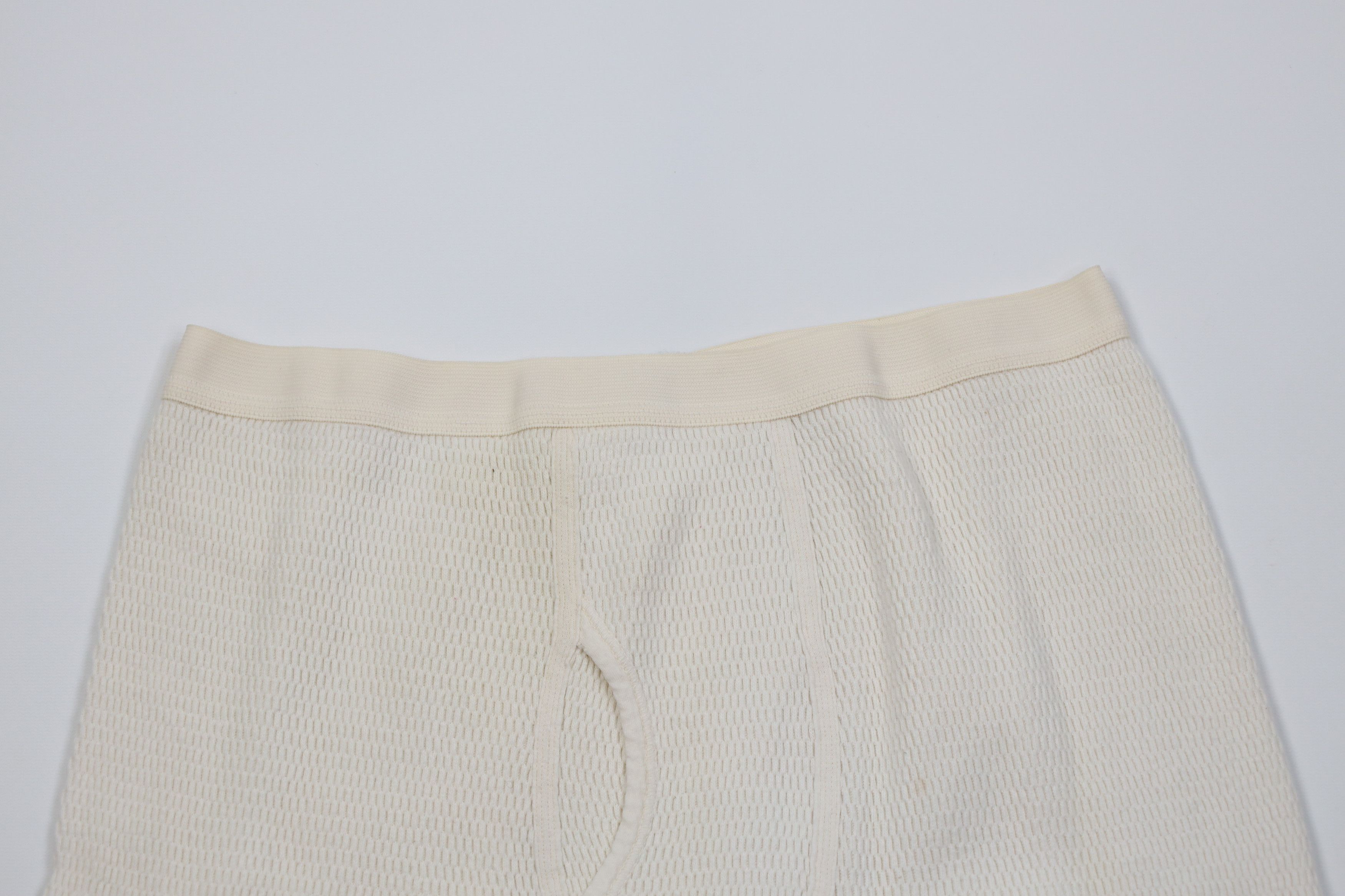 Vintage Vintage 70s Streetwear Thermal Waffle Knit Joggers Pants USA Size US 36 / EU 52 - 2 Thumbnail