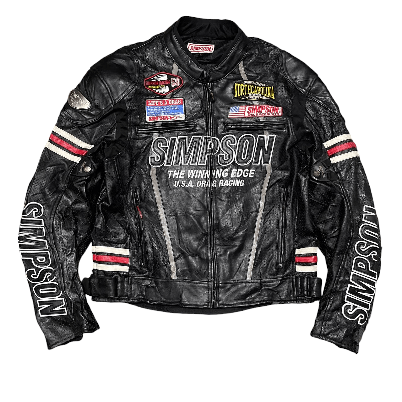 Kadoya Vintage Simpson Drag Racing Jacket with Padding Size US L / EU 52-54 / 3 - 1 Thumbnail
