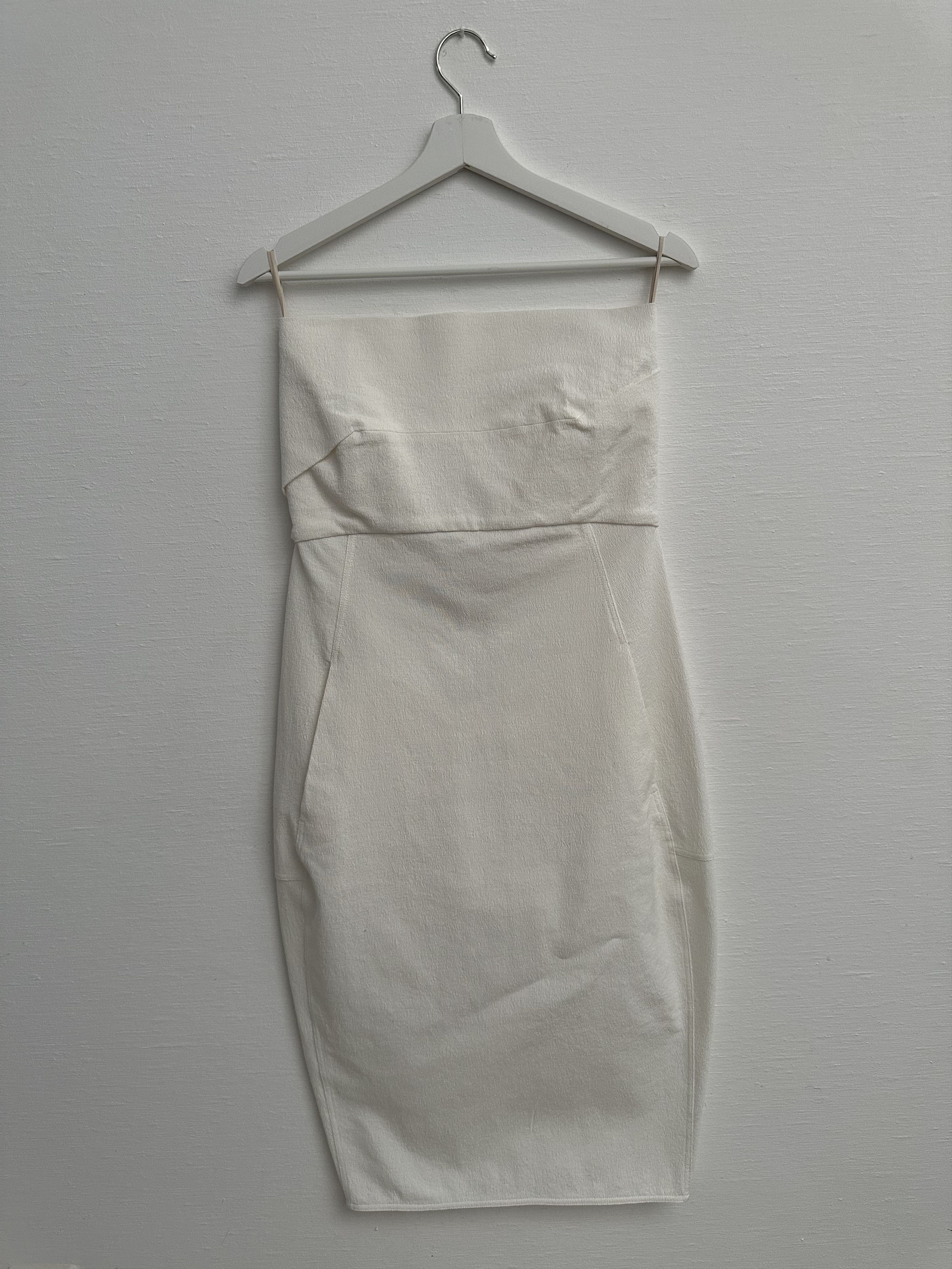 Rick Owens Rick Owens White Bustier Dress, US 10, new ! Size L / US 10 / IT 46 - 20 Thumbnail