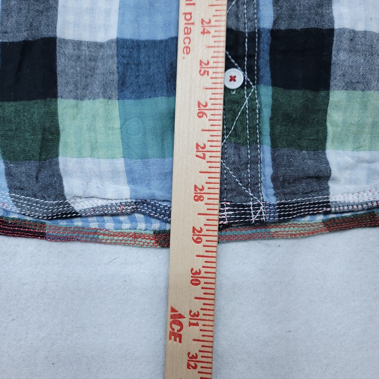 Buffalo David Bitton Buffalo David Bitton Gingham Flannel Shirt Mens Size M Green Size US M / EU 48-50 / 2 - 5 Thumbnail