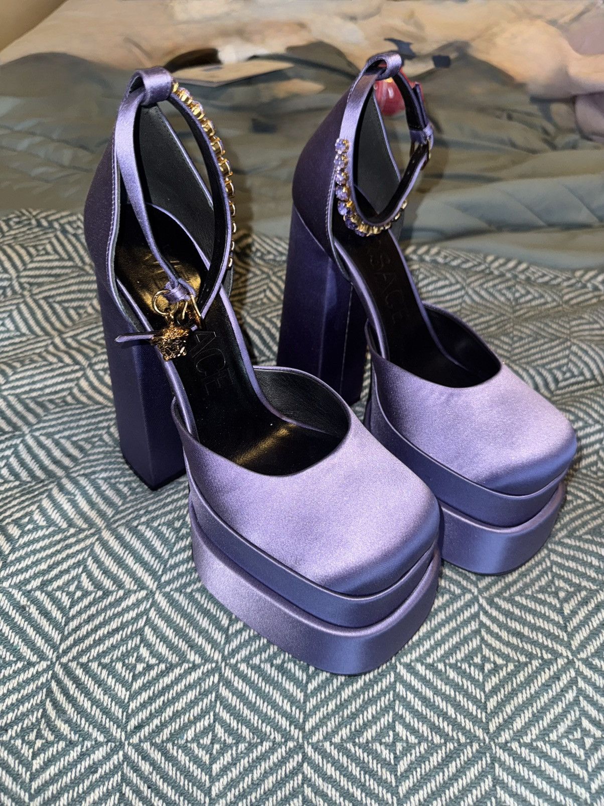 Versace Versace Medusa Aevitas Platform Size US 8 / IT 38 - 3 Thumbnail