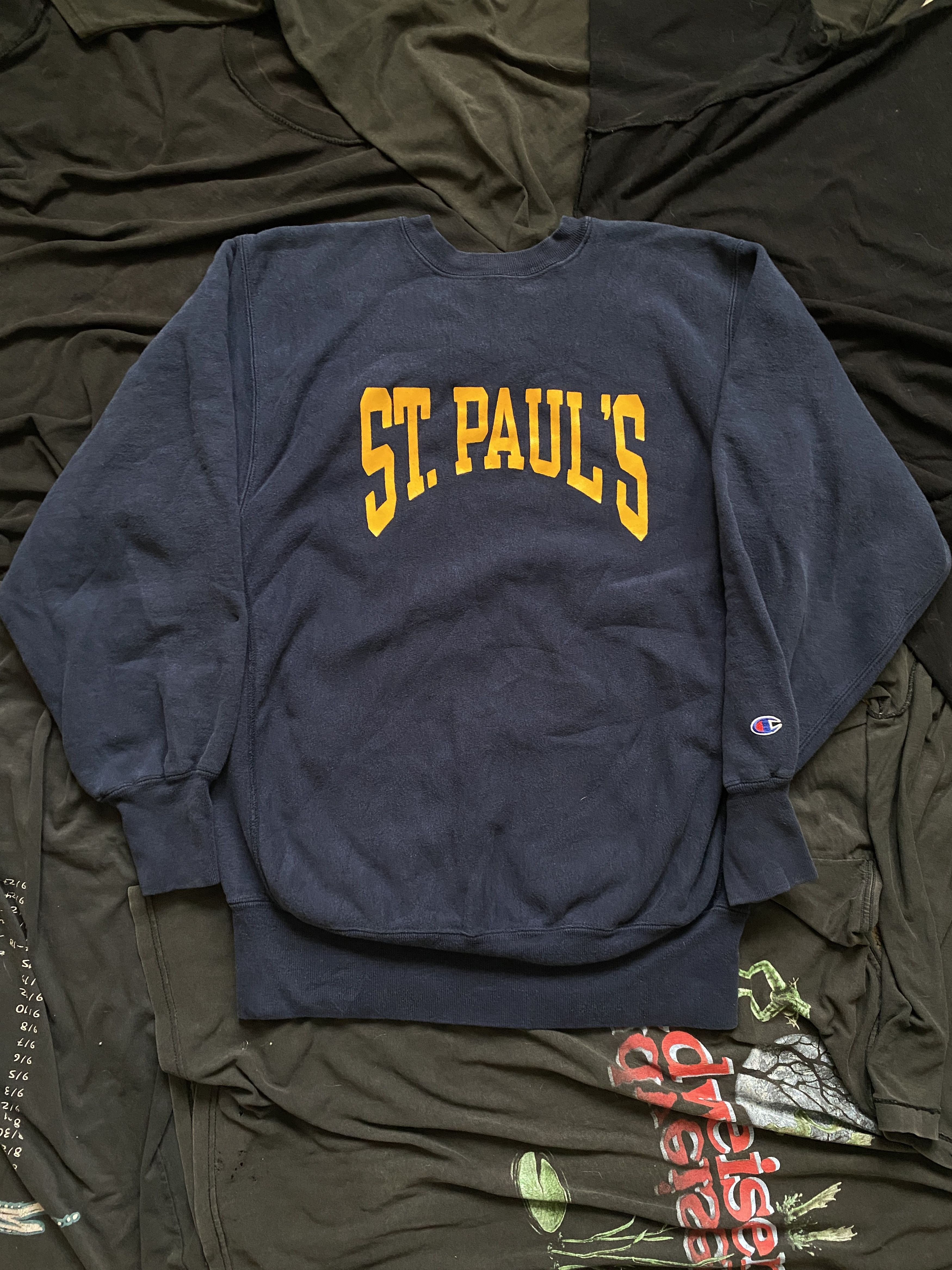 American College × Champion × Made In Usa VINTAGE 90s CHAMPION ST 