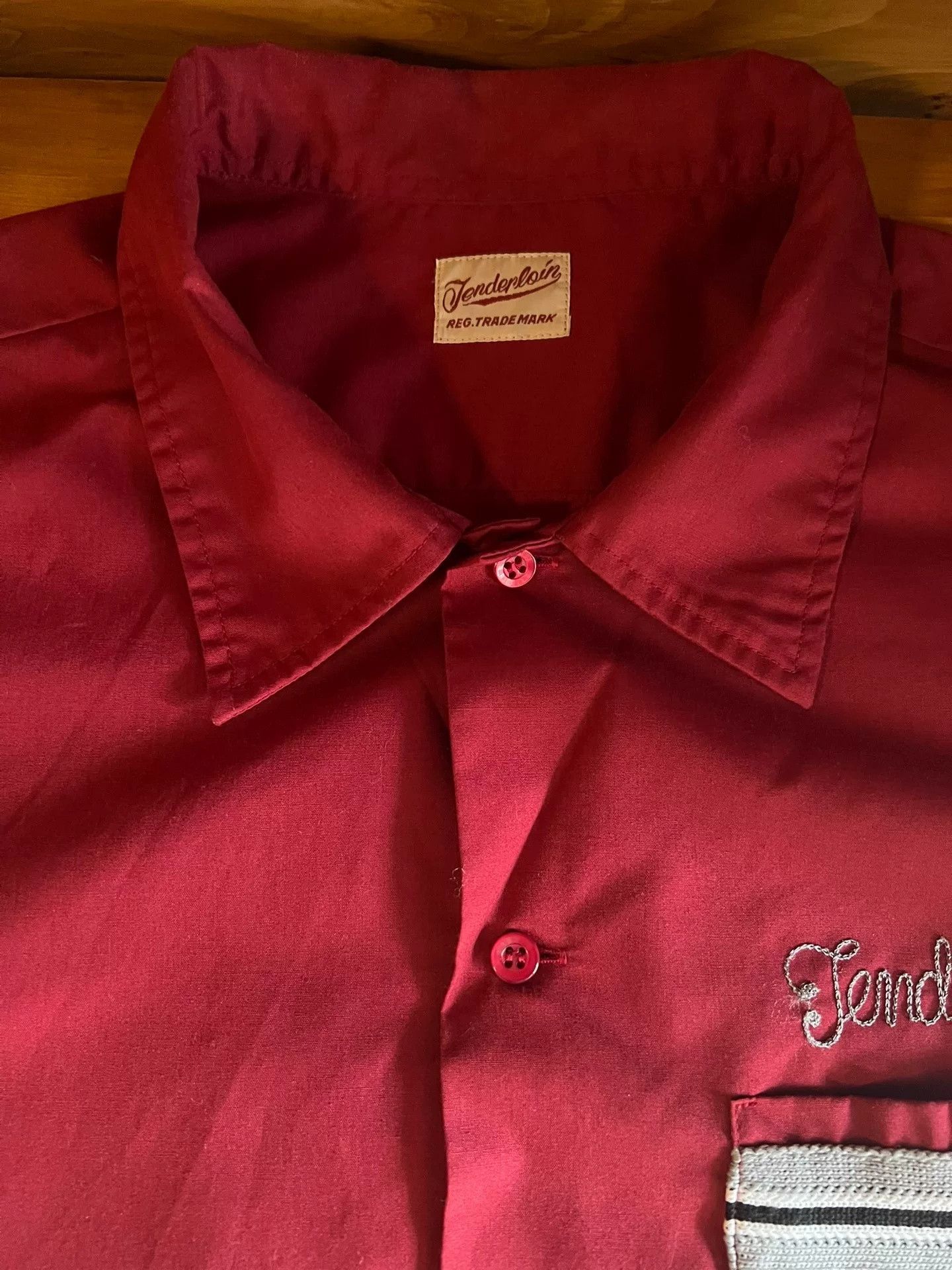 Tenderloin Tenderloin Red Bowling Short-Sleeve Shirt Size US S / EU 44-46 / 1 - 9 Thumbnail