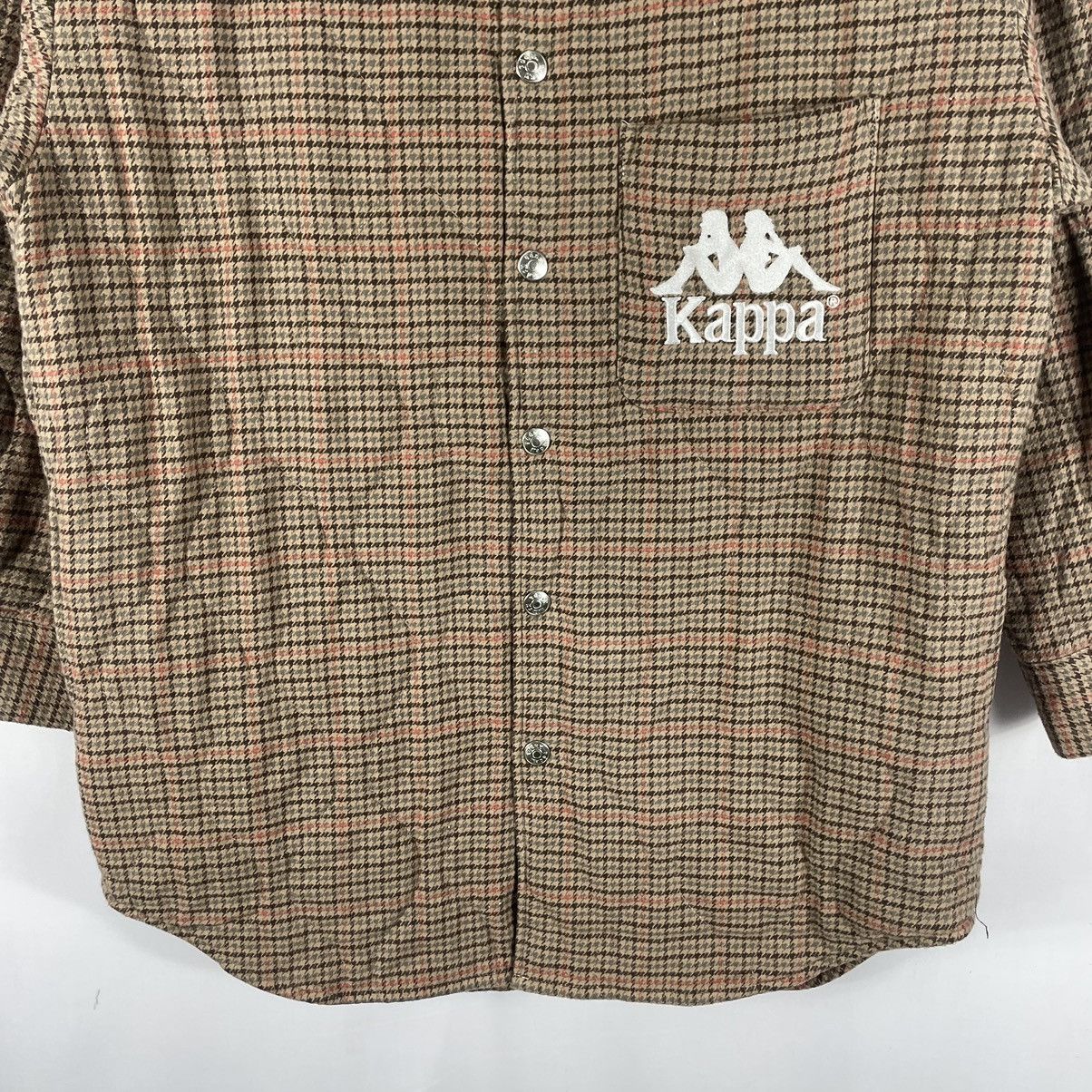 Kappa 🔥Rare🔥Kappa X GU Checkerd Plaid Styles Snap Buttons Jacket Size US M / EU 48-50 / 2 - 3 Thumbnail