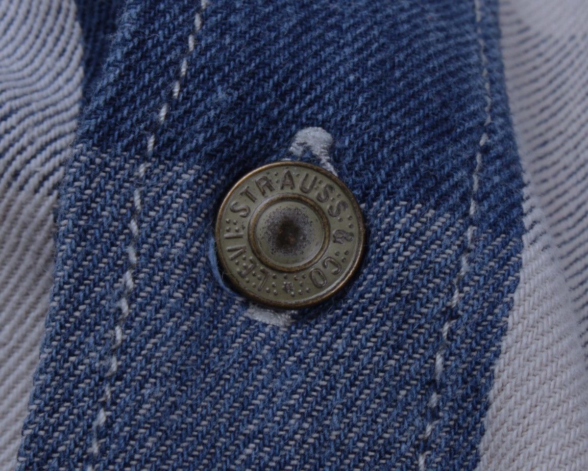Levi's × Vintage LEVIS Vintage Authentic Plaid Metal Button Silver Tab Shirt Size US L / EU 52-54 / 3 - 9 Thumbnail