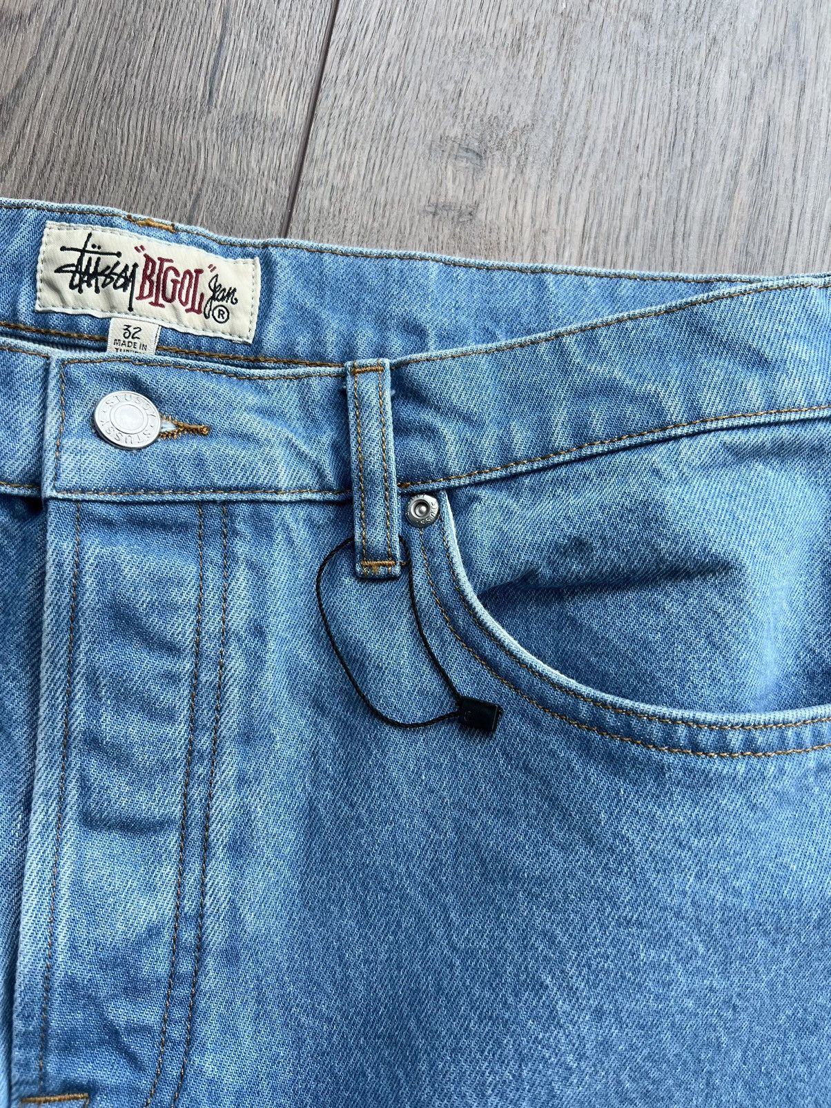 Stussy *UNRELEASED SAMPLE* Stussy 80 Denim Big Ol Jean Size US 32 / EU 48 - 10 Thumbnail