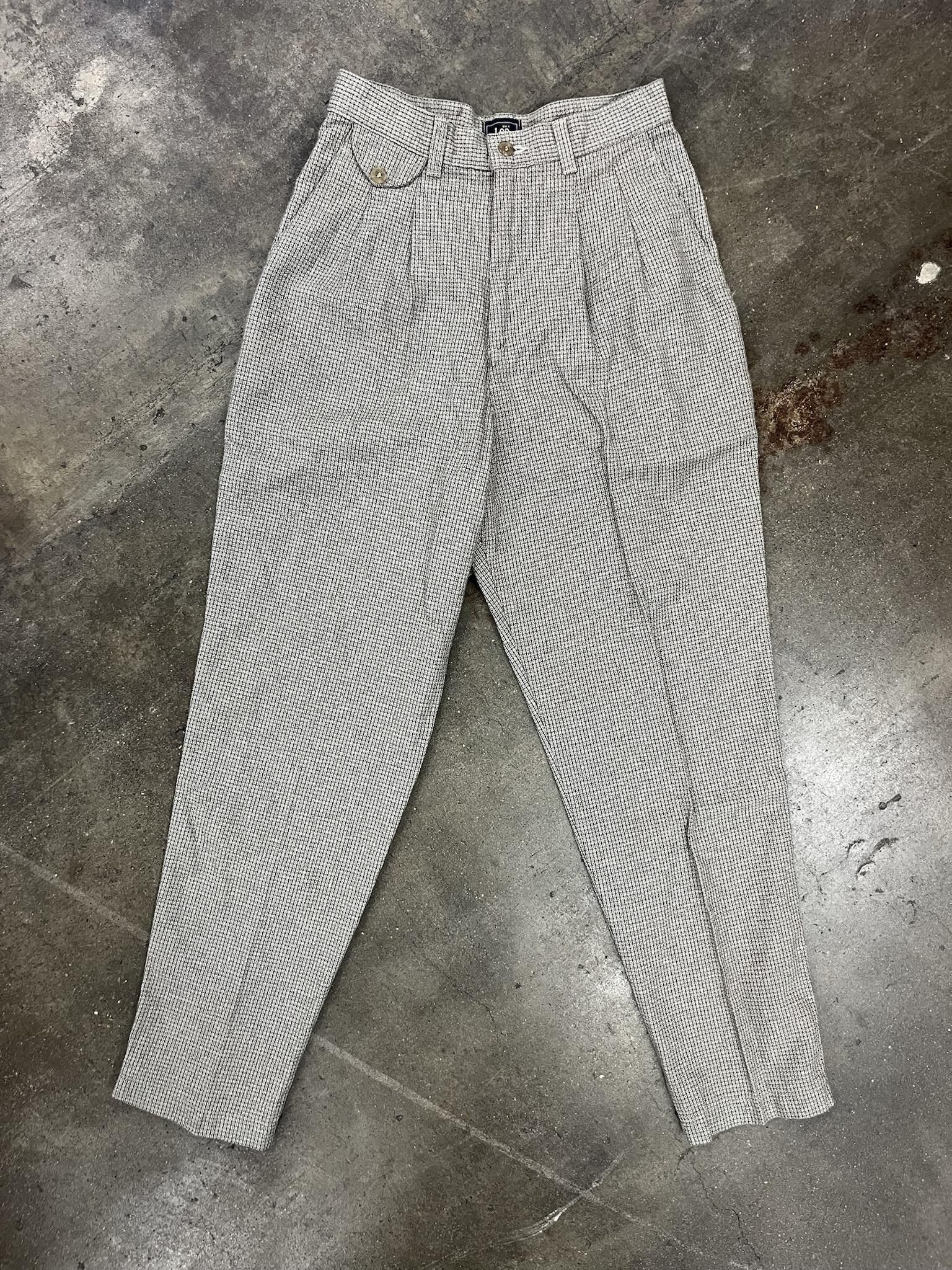 Vintage Lee Riveted Tweed Femme Slacks (sz 27) Size US 28 / EU 44 - 1 Thumbnail