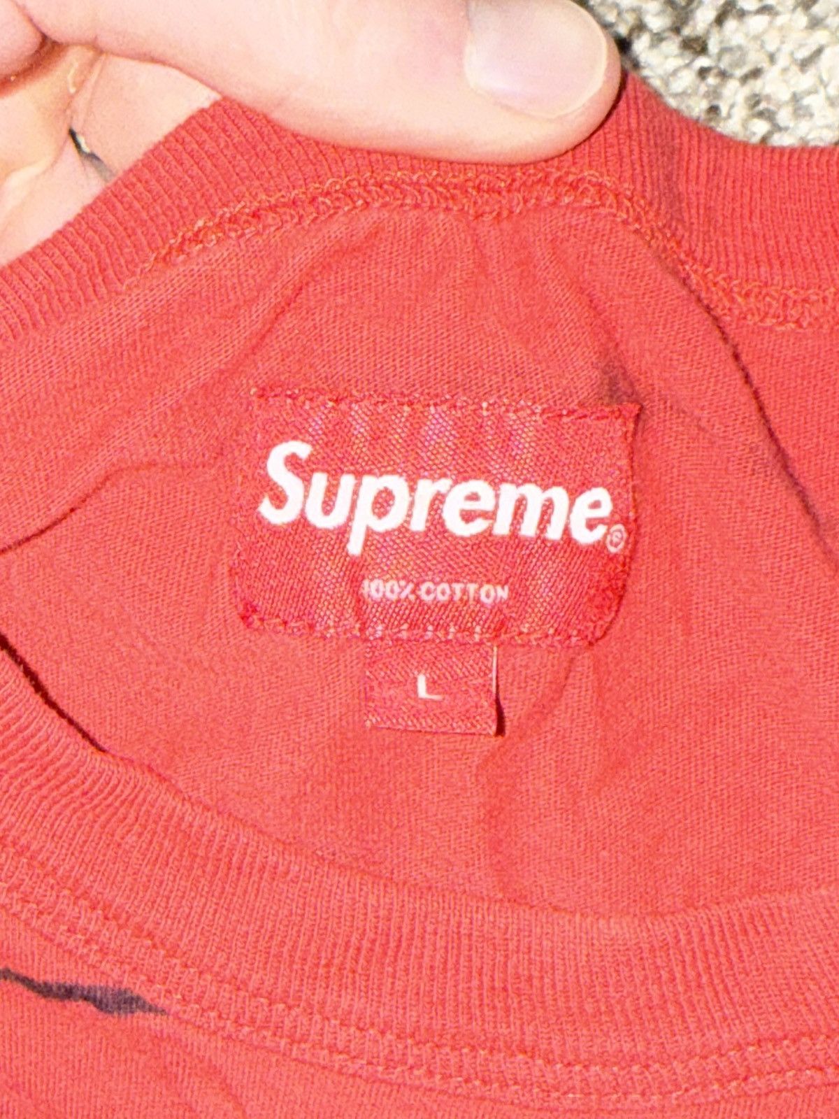 Supreme FW21 Supreme Small Box Tee Red Tie Dye Size US L / EU 52-54 / 3 - 3 Thumbnail