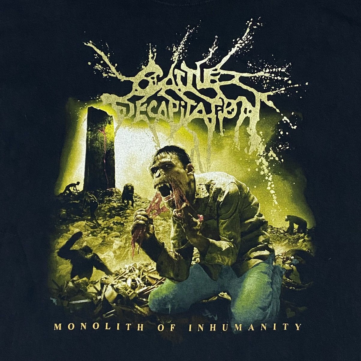 Band Tees × Fruit Of The Loom × Vintage Death metal band cattle decapitation Y2K Size US XXL / EU 58 / 5 - 3 Thumbnail