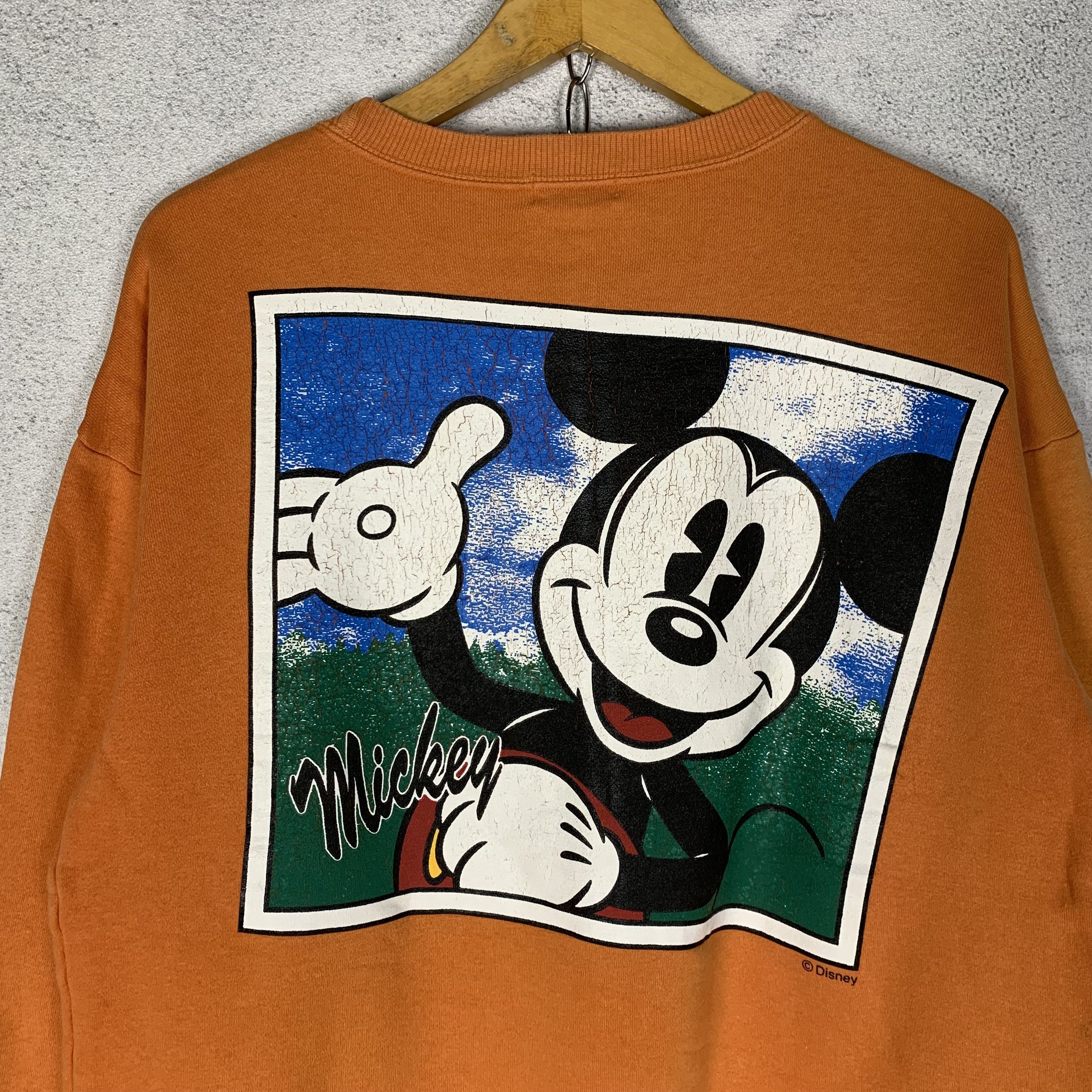 Disney Vintage Mickey Mouse Disney Sweatshirt Crewneck Size US M / EU 48-50 / 2 - 2 Thumbnail