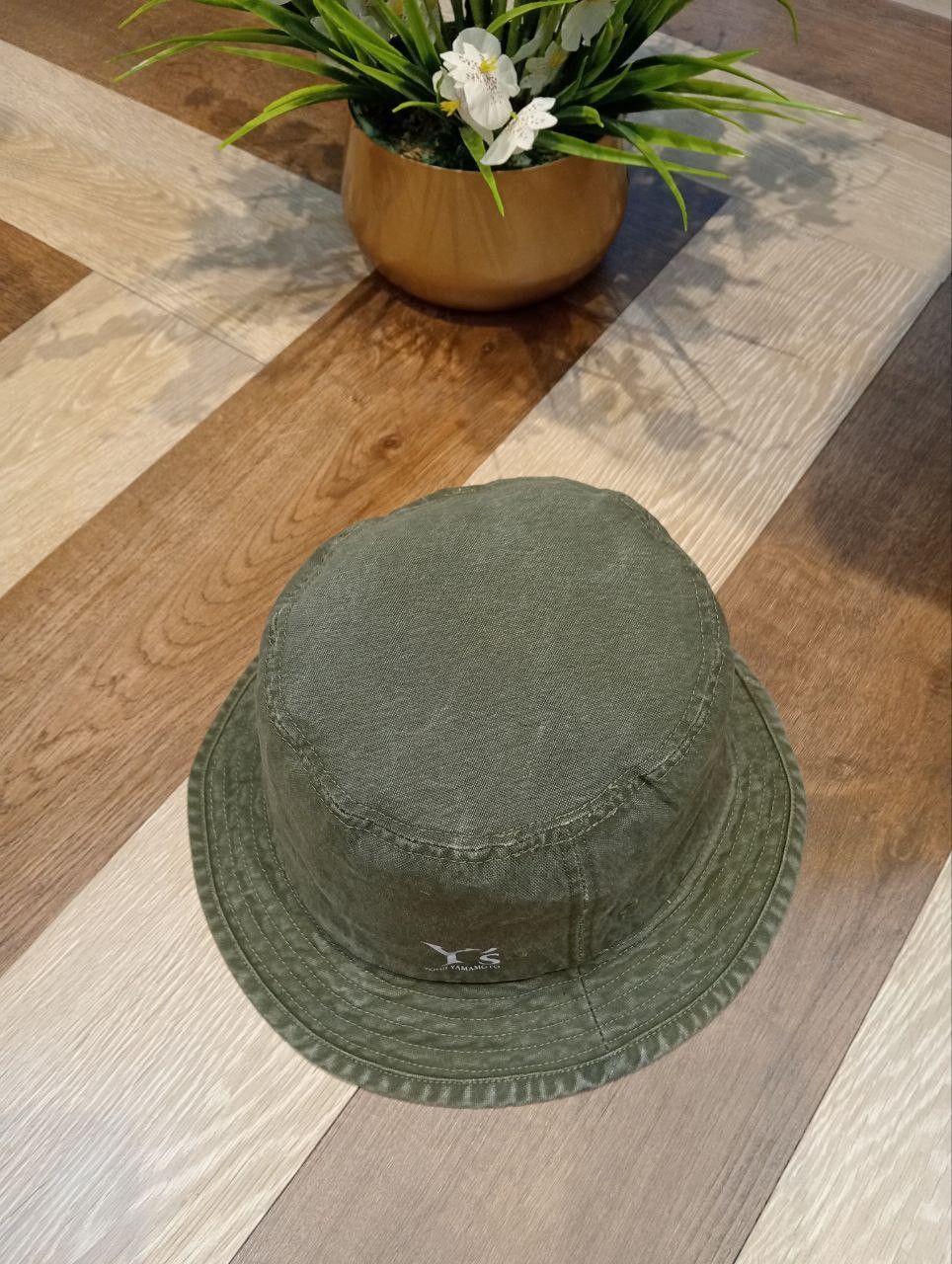 Yohji Yamamoto RARE Y's YOHJI YAMAMOTO DENIM BUCKET HAT Size ONE SIZE - 3 Thumbnail