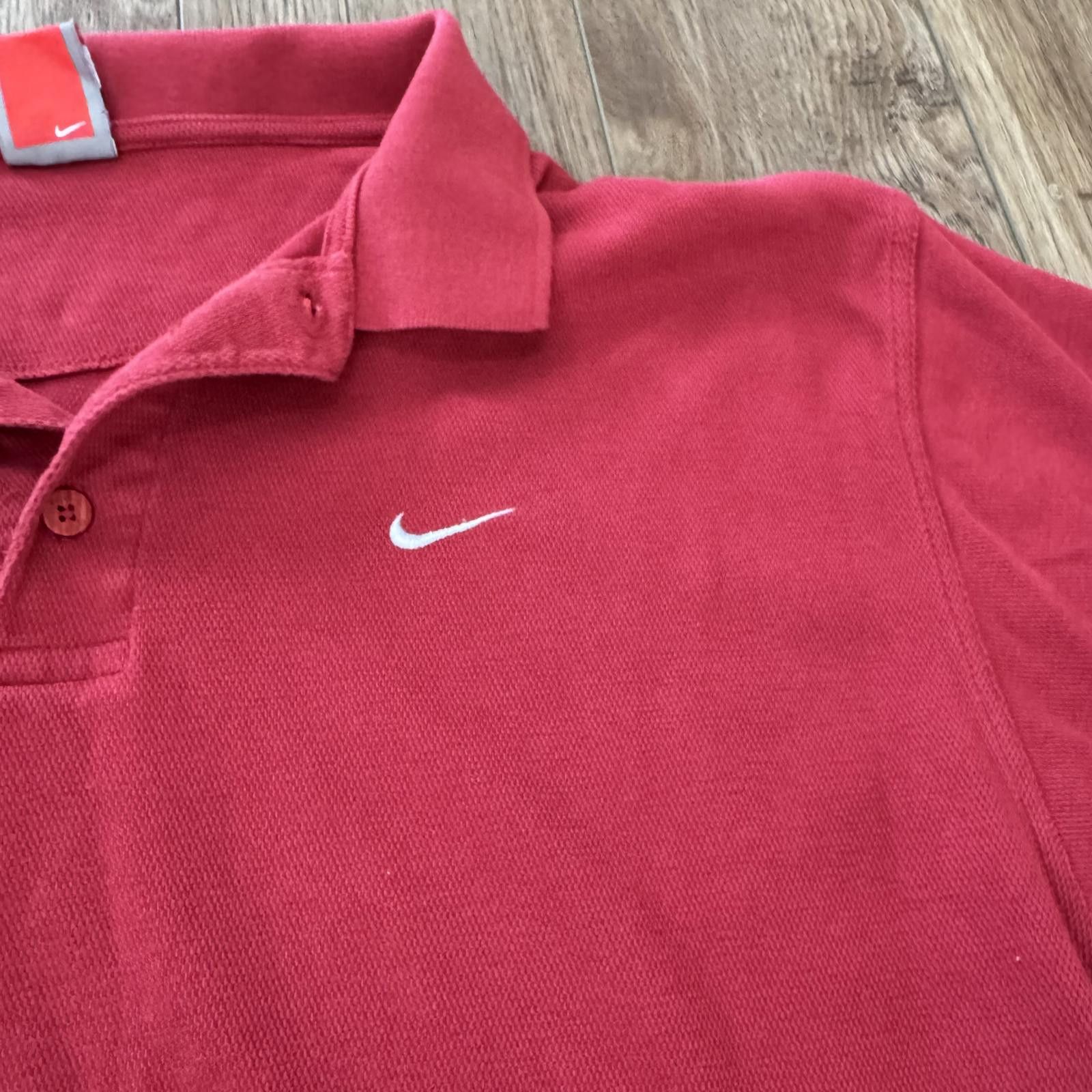 Nike Vintage Y2K Nike Team Swoosh Polo Shirt Size US XL / EU 56 / 4 - 2 Thumbnail