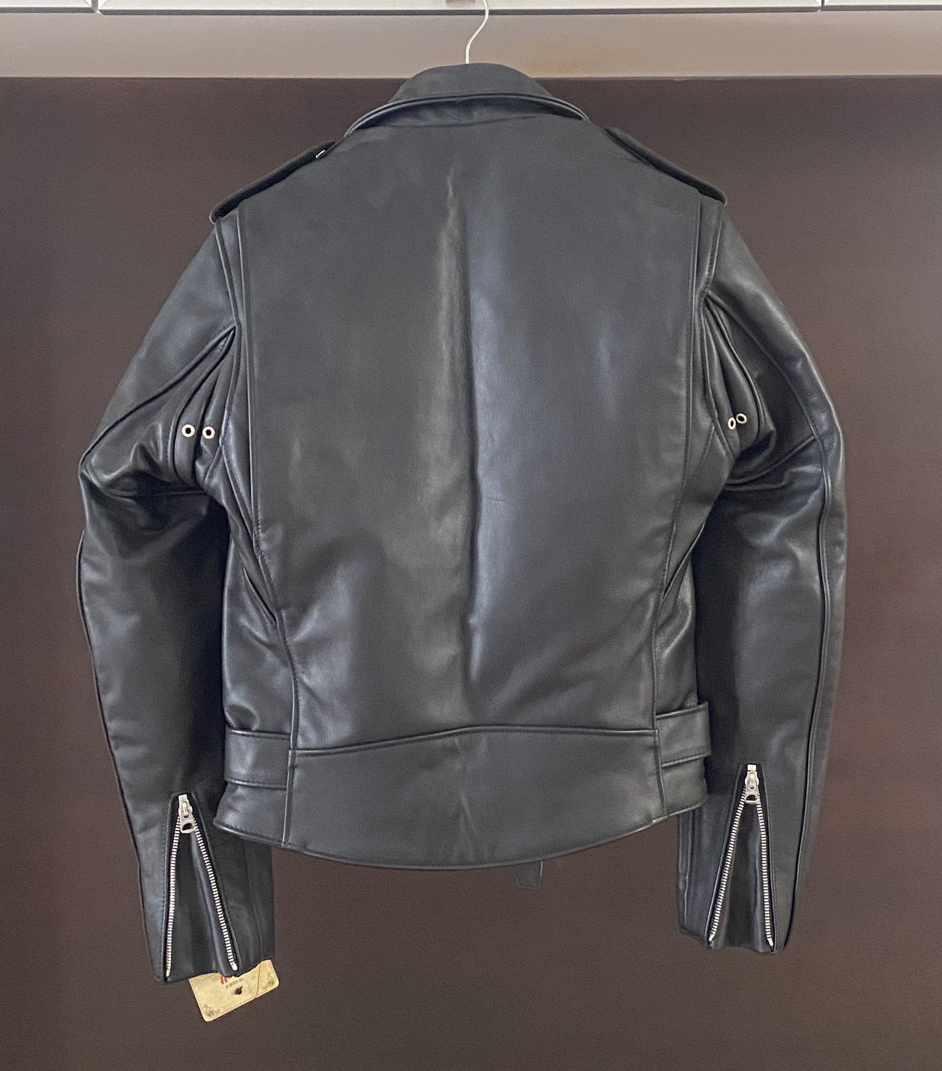 Veste Perfecto En Cuir Schott One Star 618HH Taille S - Style Motard, Occasion Très Bon état