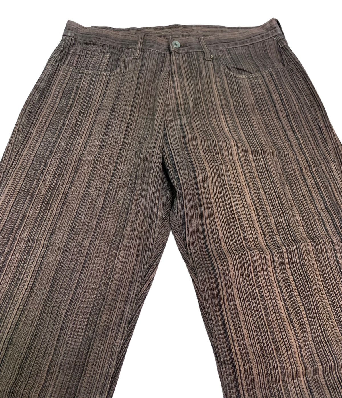 Japanese Brand 🔥Rare Vintage Stripes Trouser Japanese Brand Size US 32 / EU 48 - 7 Thumbnail