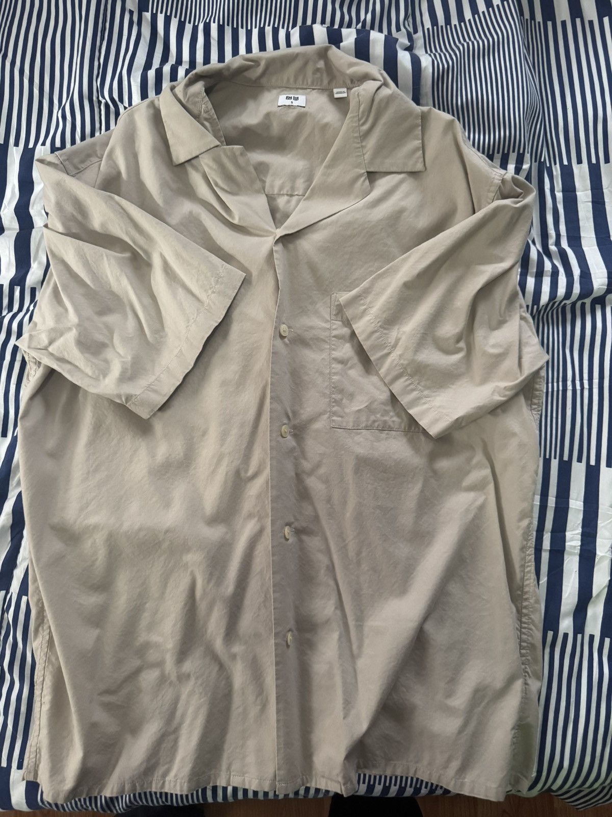 Japanese Brand × Uniqlo Uniqlo camp collar button up Size US S / EU 44-46 / 1 - 2 Thumbnail