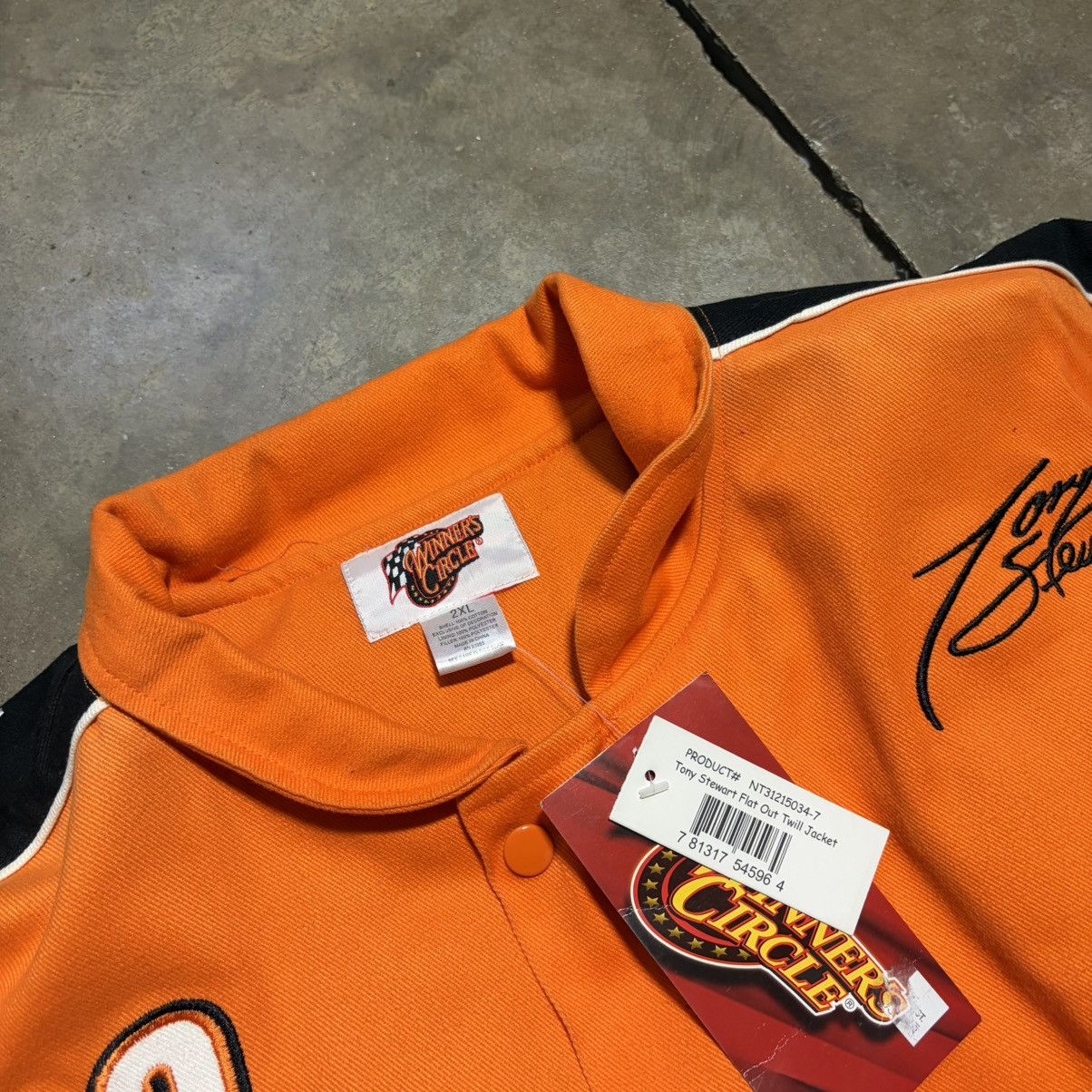 Winners Circle Vintage Tony Stewart Home Depot Racing NASCAR Jacket Y2K Size US XXL / EU 58 / 5 - 11 Thumbnail