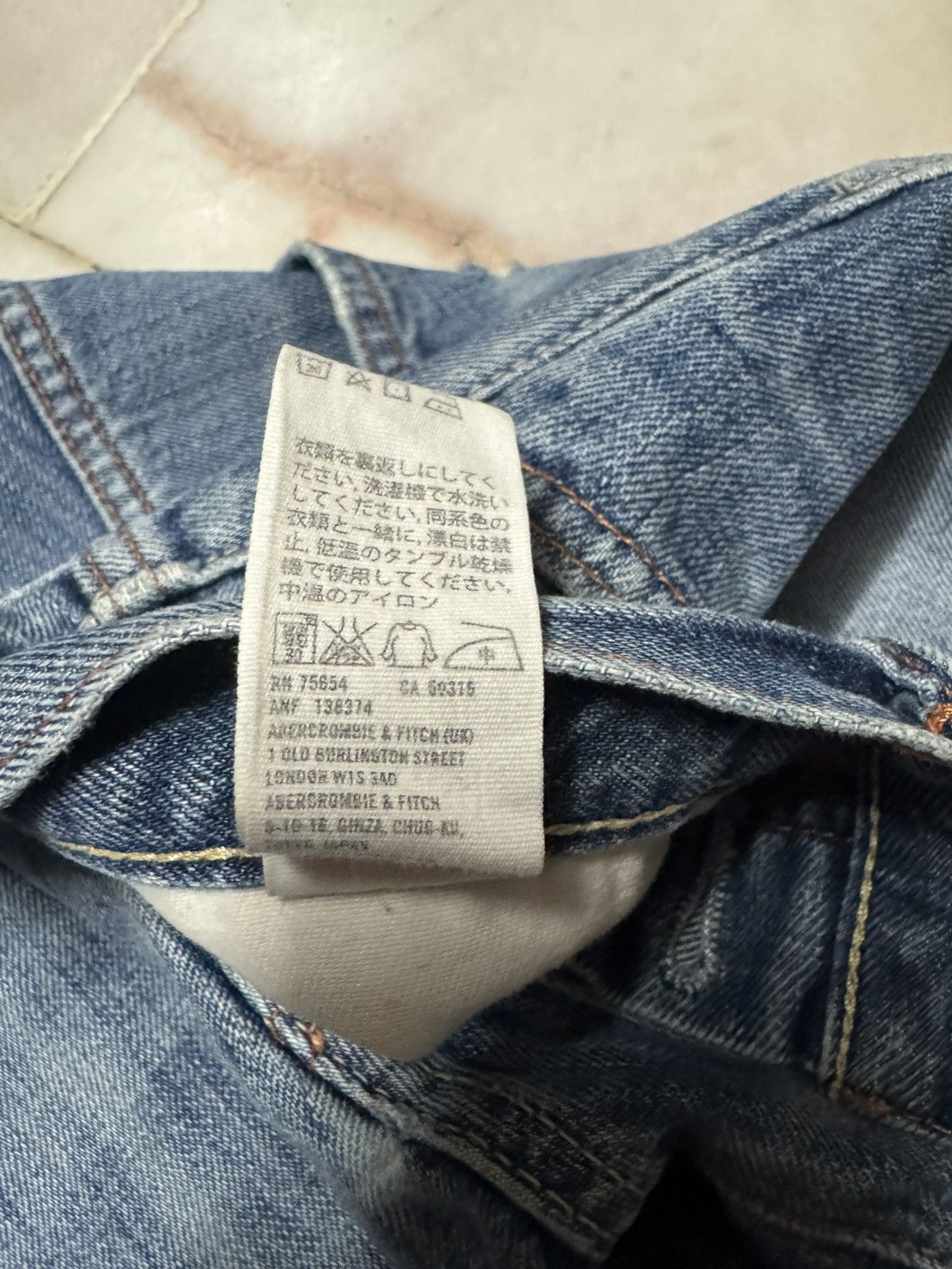 Vintage 💥FLARE💥90s STYLE ABERCROMBIE & FITCH SICK SAND WASH DISTRESS Size US 30 / EU 46 - 11 Thumbnail