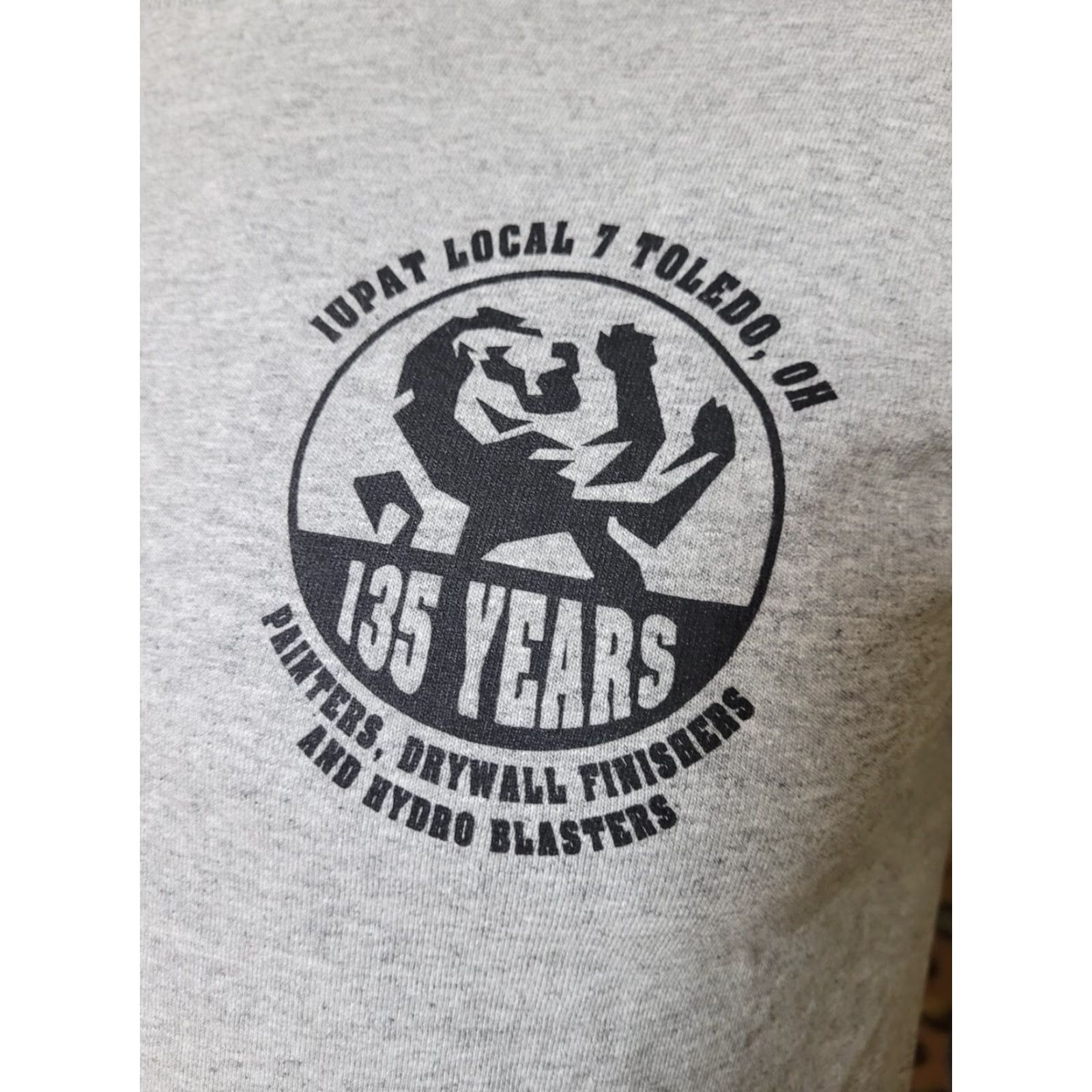 Vintage IUPAT Local 7 Long Sleeve T Shirt Bayside Gray Cotton Blend Skull Union Graphic Tee Men S Short description? Size US S / EU 44-46 / 1 - 2 Thumbnail