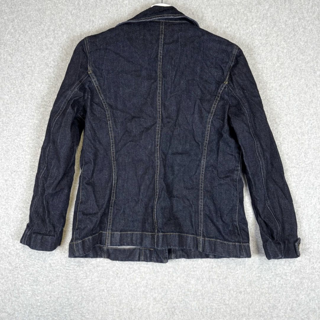 Ralph Lauren VINTAGE Lauren Ralph Lauren Jacket Denim Blue Women's L Petite Adult Large Denim Blue Jacket Women L Blue Denim Y2K 90s 00s Petite Womens Size L / US 10 / IT 46 - 6 Thumbnail